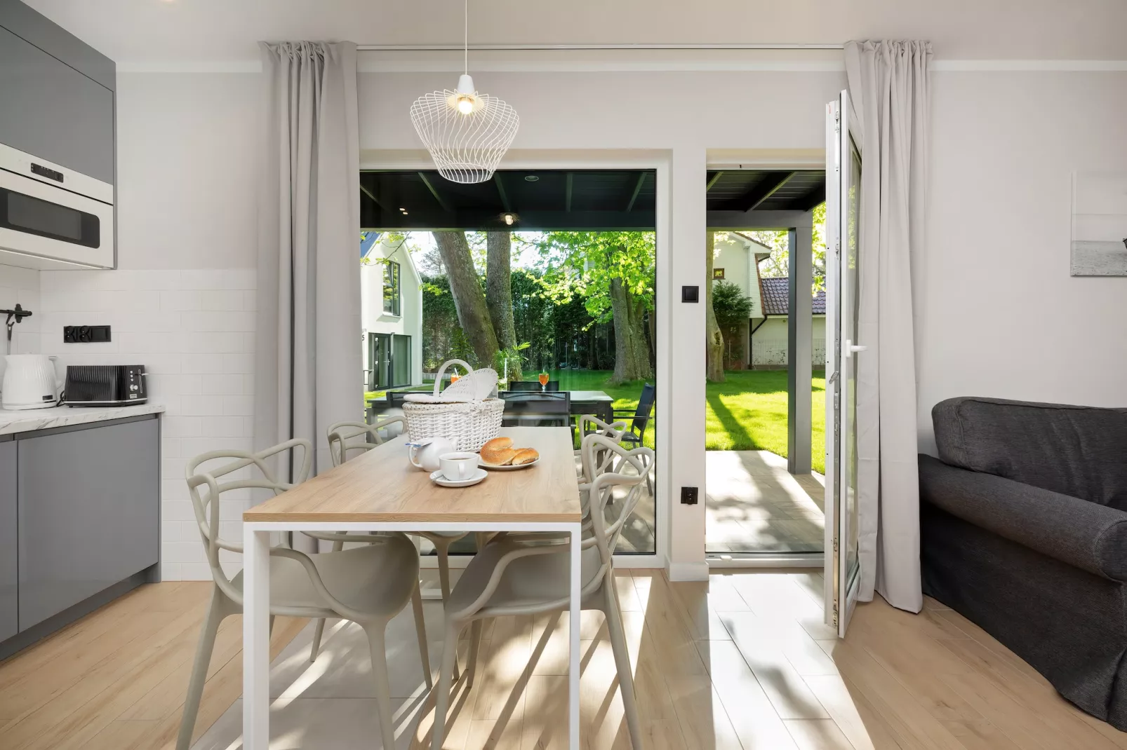 Villa Hoff Ferienhäuser Domek 4 Pers-Eetkamer