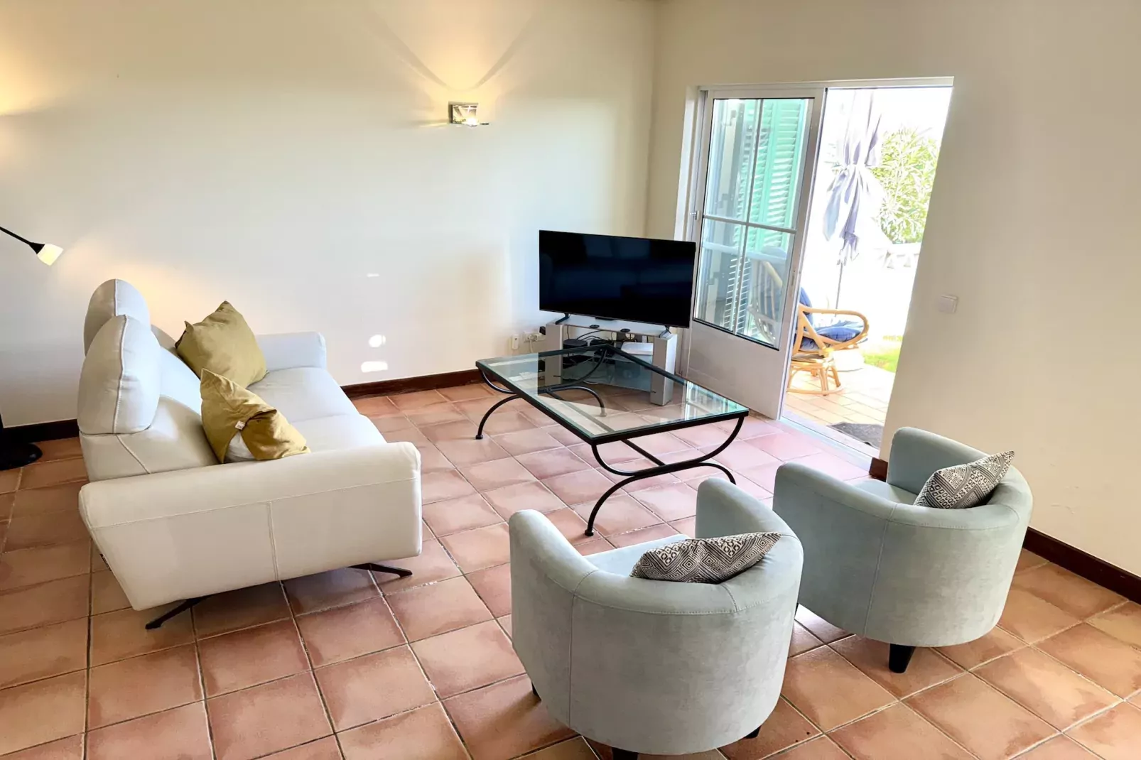 06 Terraços de Benagil (Casa Rosa Azul)-Woonkamer