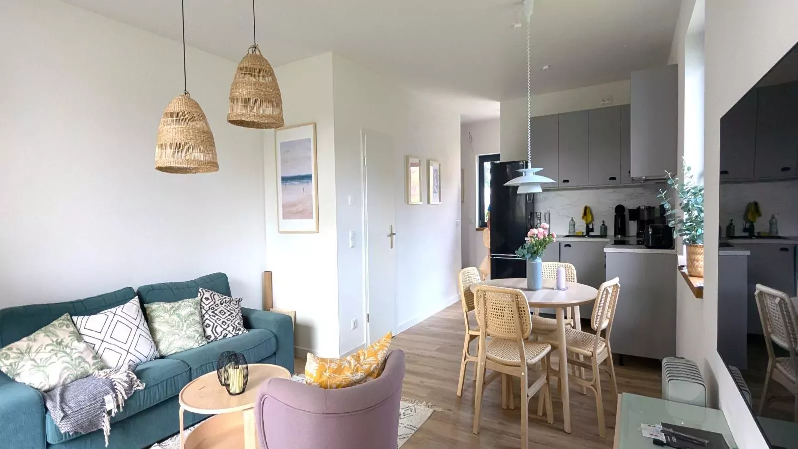 FeWo Schulzenhufe an der Ostsee-Woonkamer