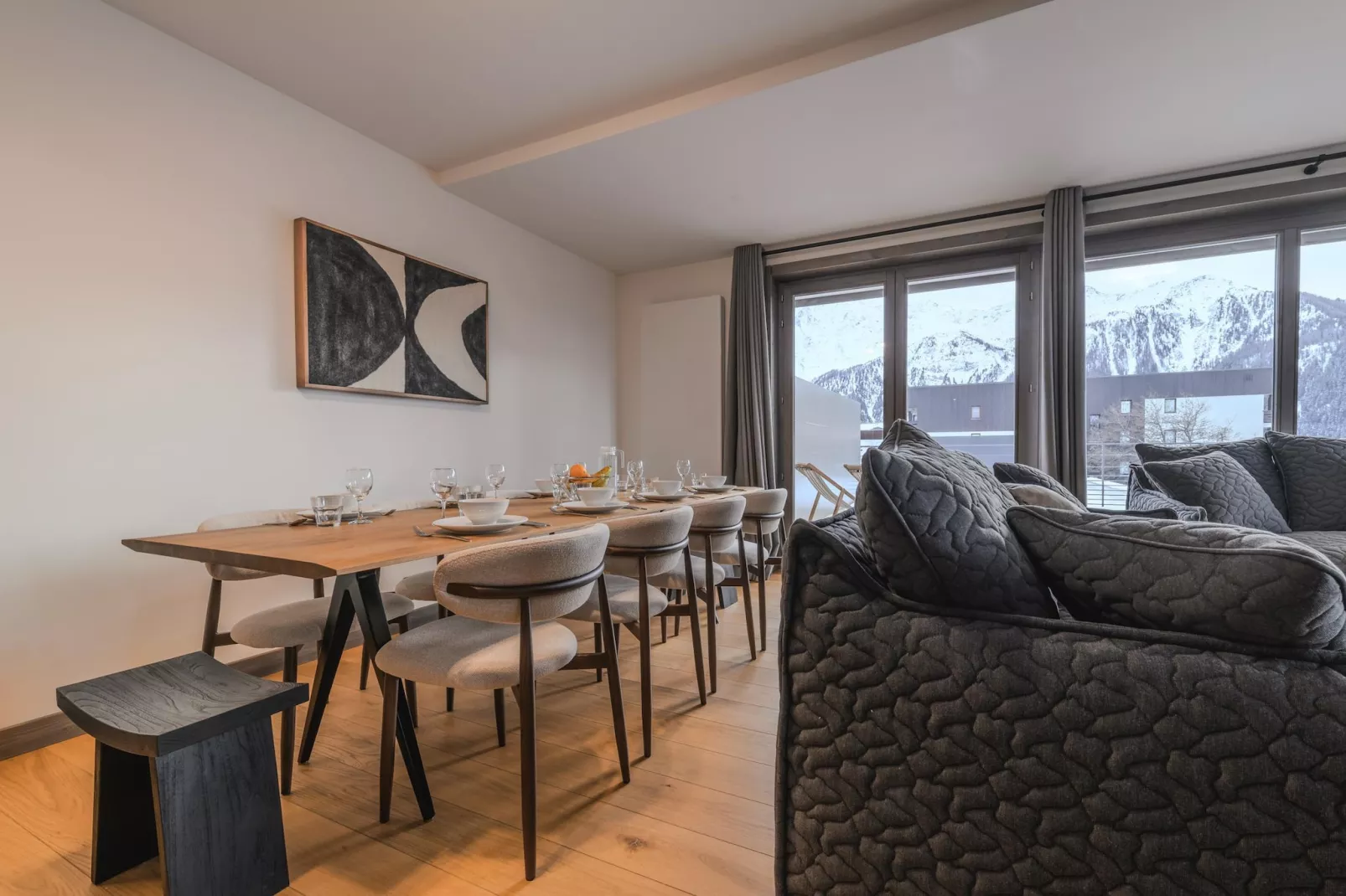 Résidence PLAN PEISEY Le Quartz -A50S-Eetkamer