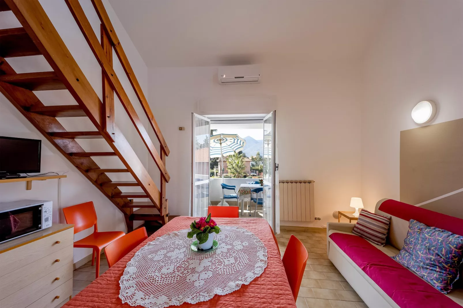 Residence Villa Paola TWO-ROOM APT 4 PAX MEZZANINE - BX401-Woonkamer