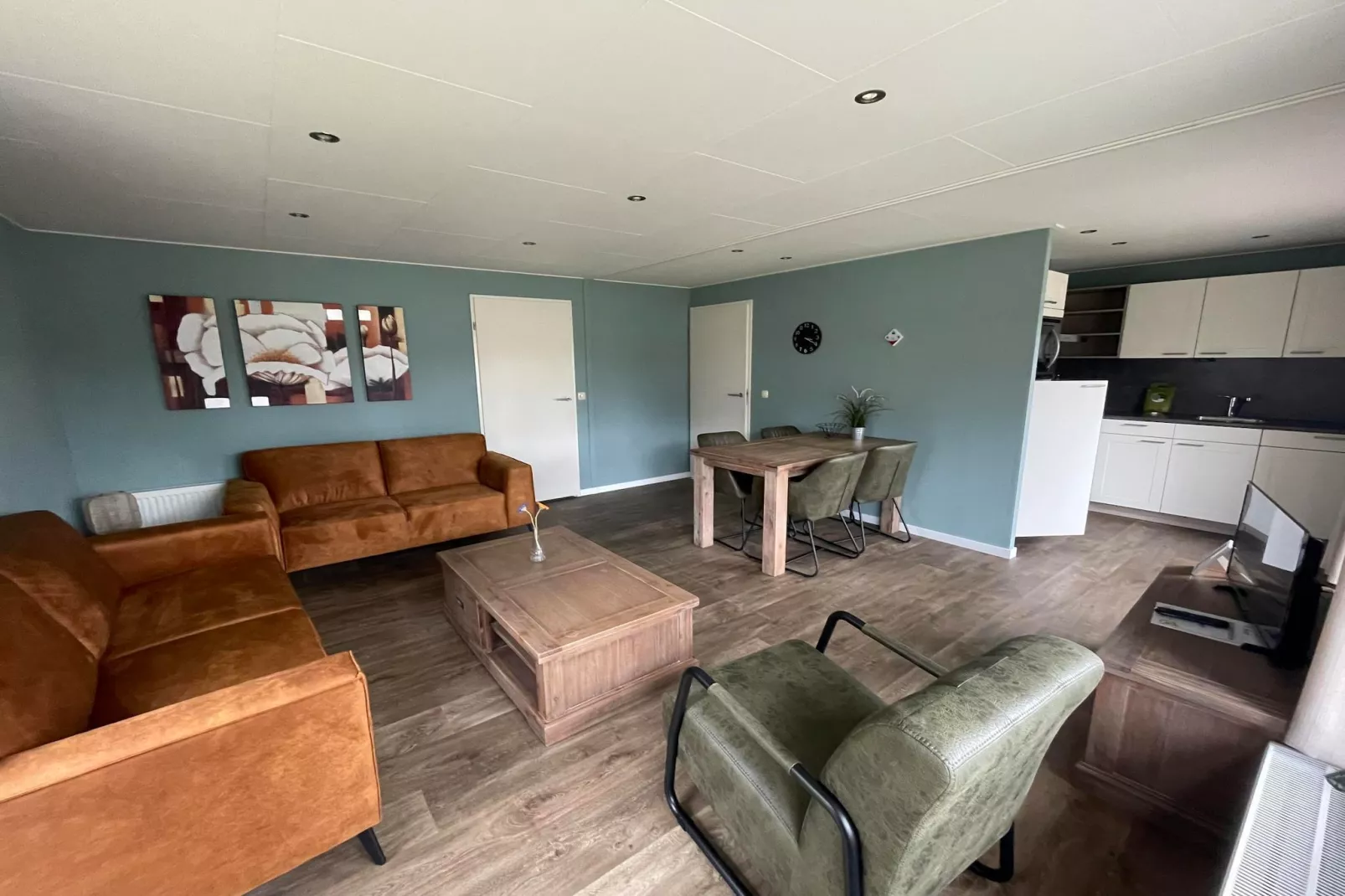 Bungalow Chalet+ | 2 - 4 people-Woonkamer