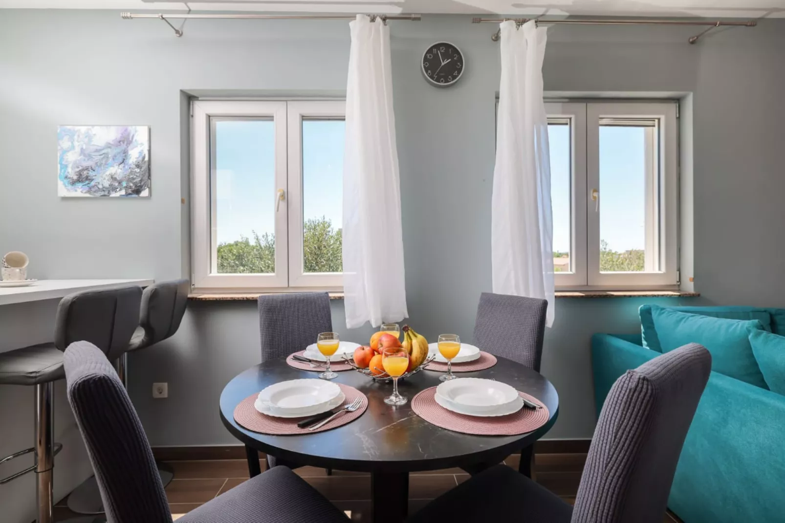 Luxury Apartments Sun@Set - One bedroom apartment-Eetkamer