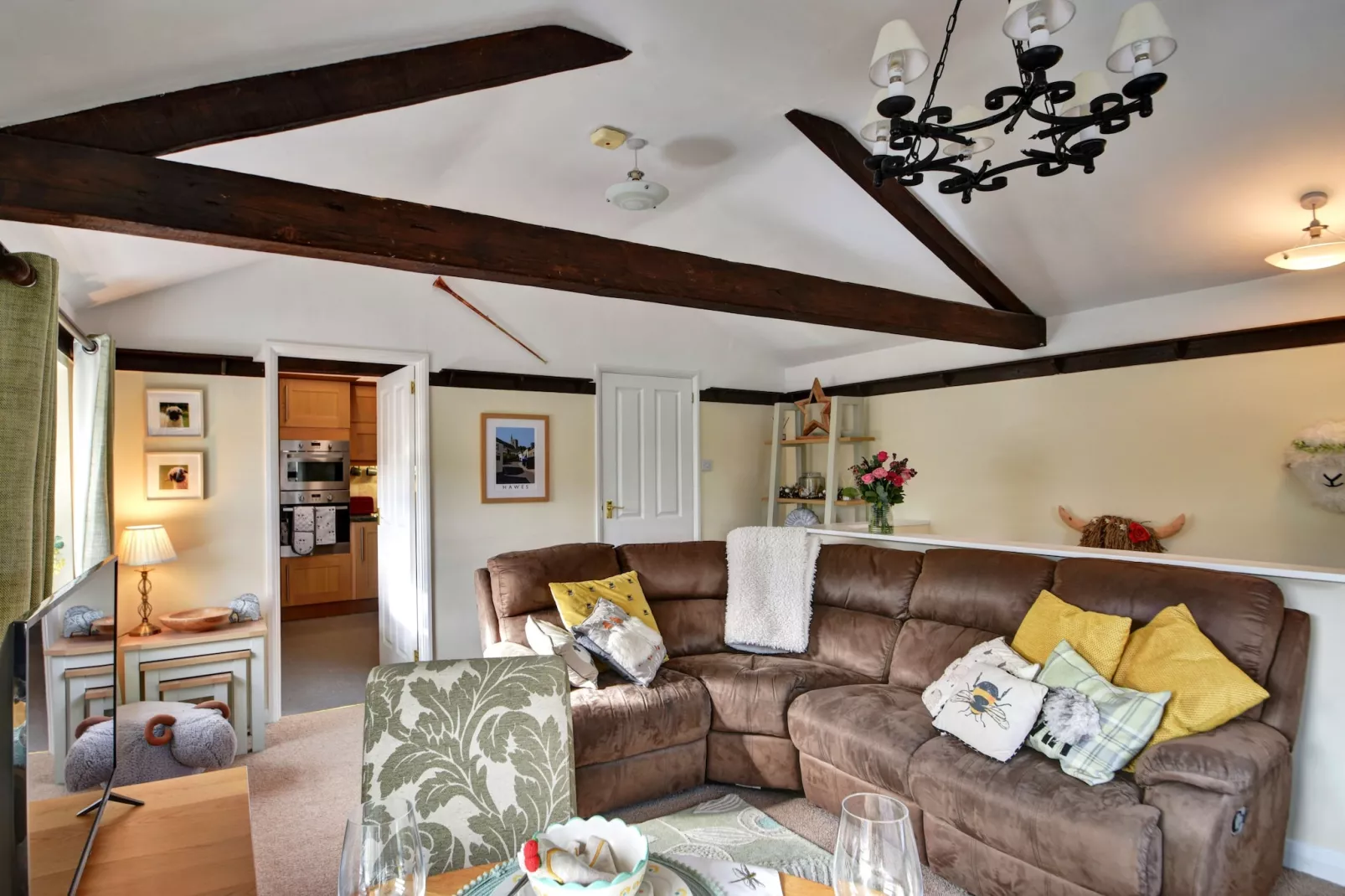 Dales Barn Top-Woonkamer