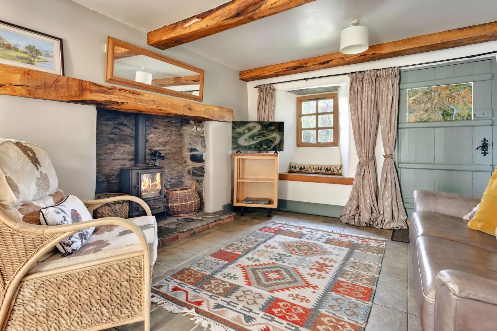 St Francis Cottage-Woonkamer