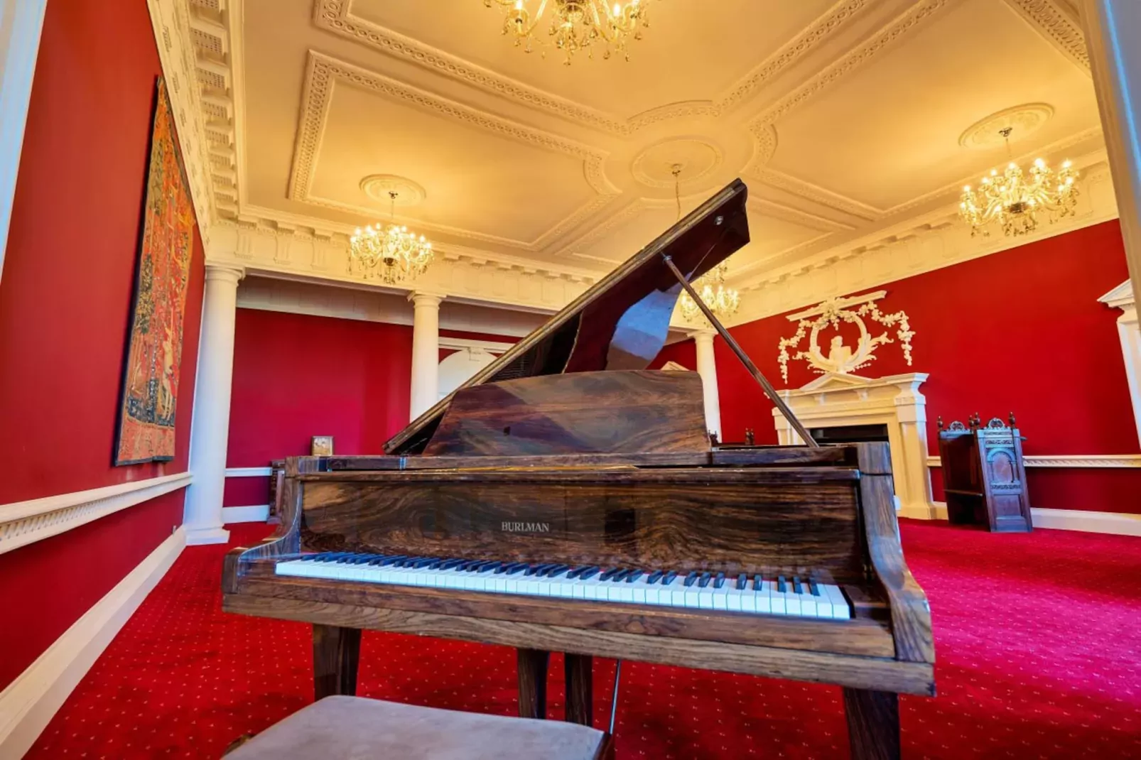 Hickleton Hall-Woonkamer