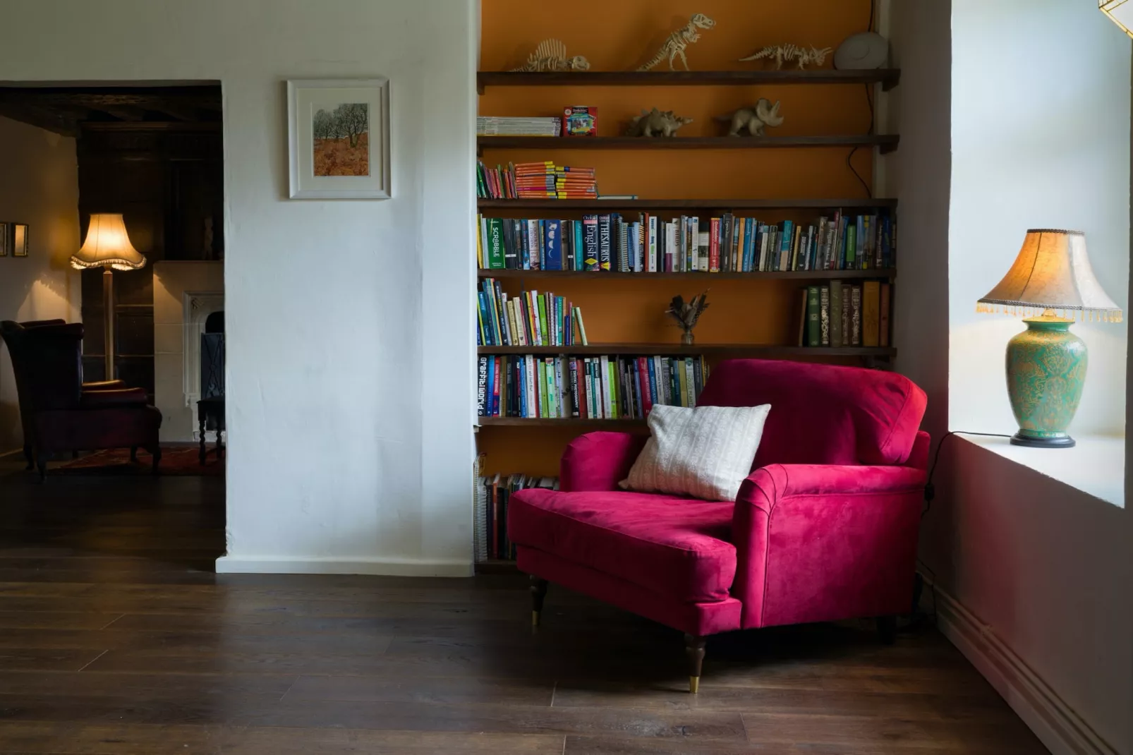 Lower Aylescott Farmhouse-Woonkamer