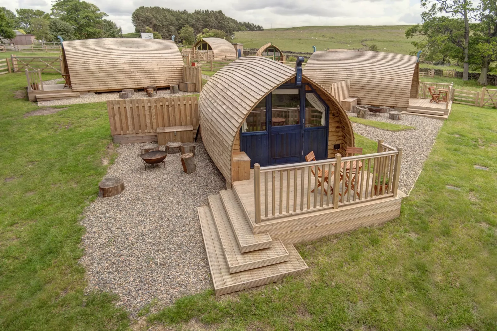 Blackcleugh Glamping-Buitenkant zomer