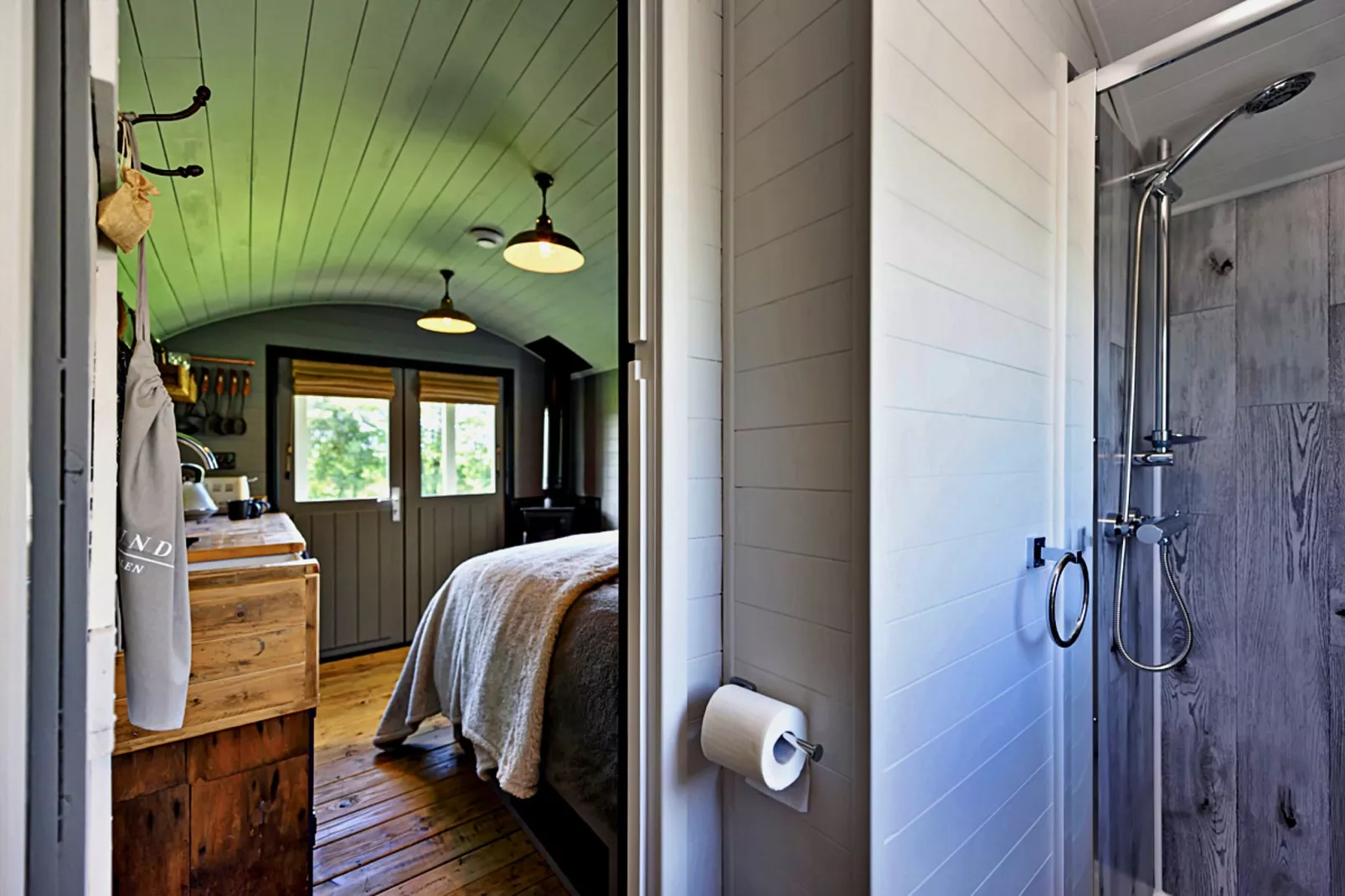'Elen' Gypsy Hut-Slaapkamer