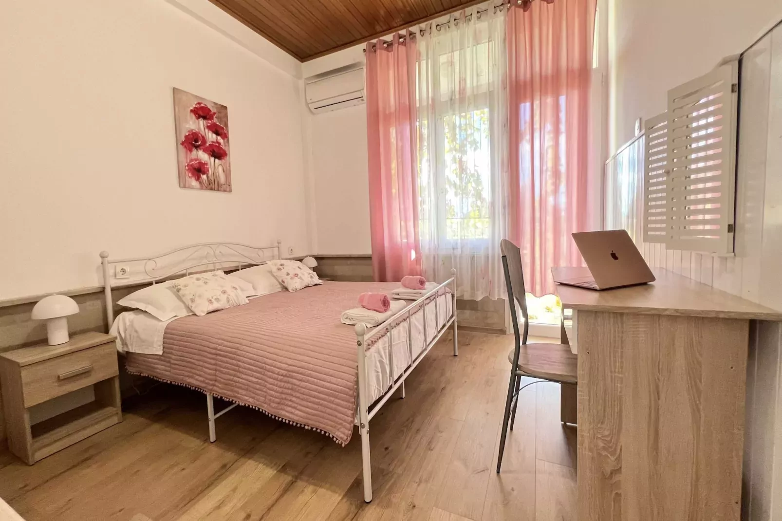 Apartmani Vela Makarska - Two Bedroom Apartment With Balcony-Slaapkamer