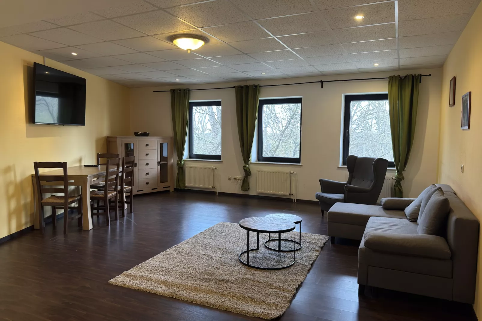 Residence Park am Schweriner See / 2-Raum-App im 2 Stock 60 qm-Woonkamer
