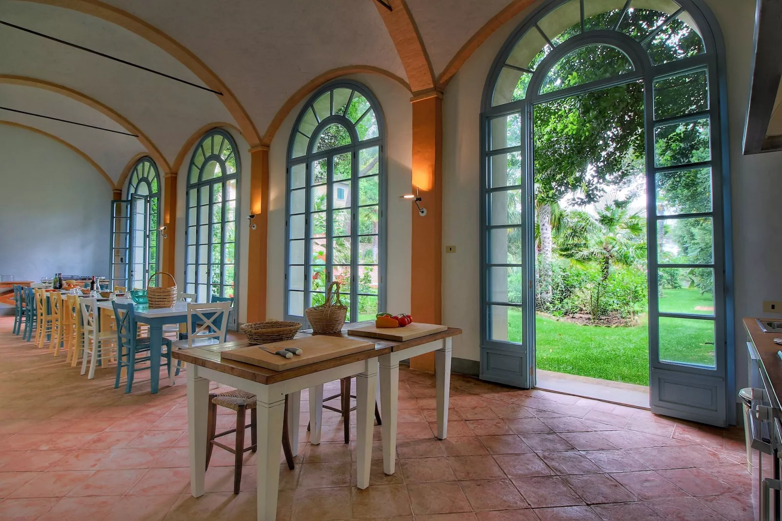 Villa Limonaia-Eetkamer