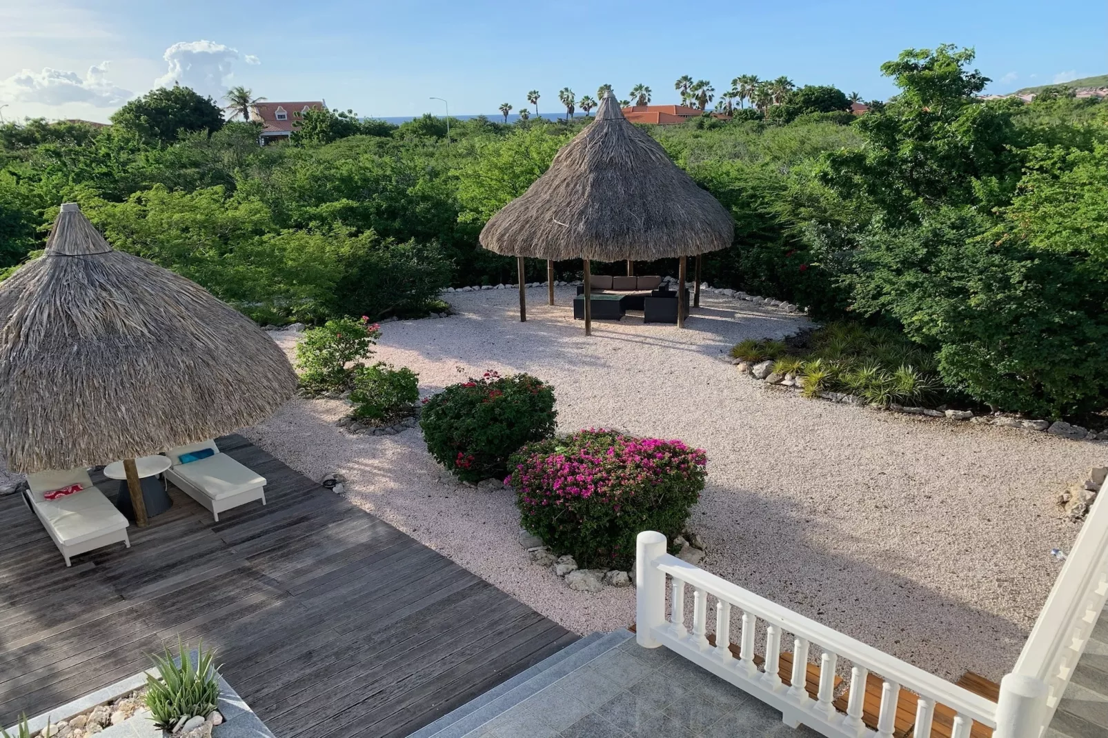 Caribbean Sea Coral Estate 6 pers-Terrasbalkon