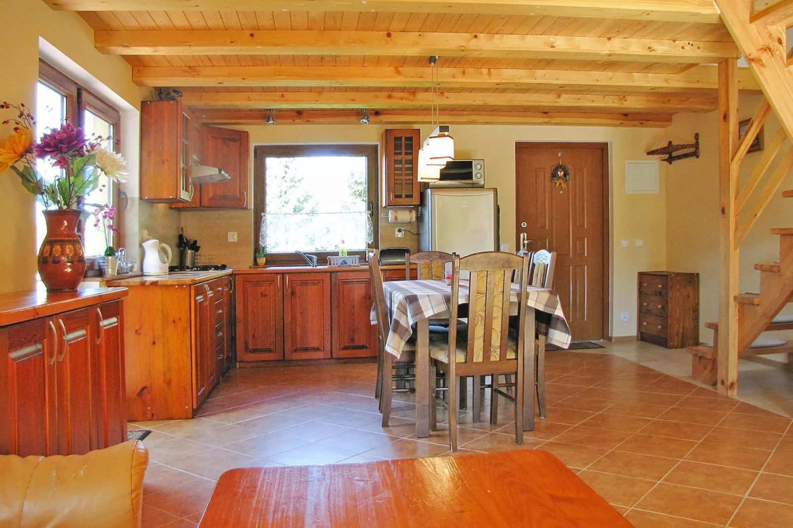 Holiday home Wilkasy-Eetkamer