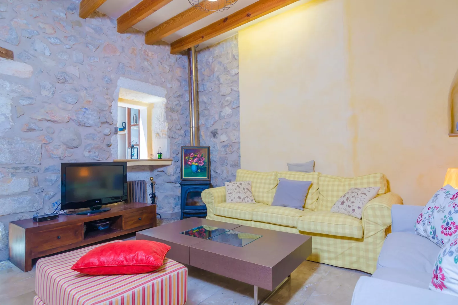Sa Casa Vella-Woonkamer