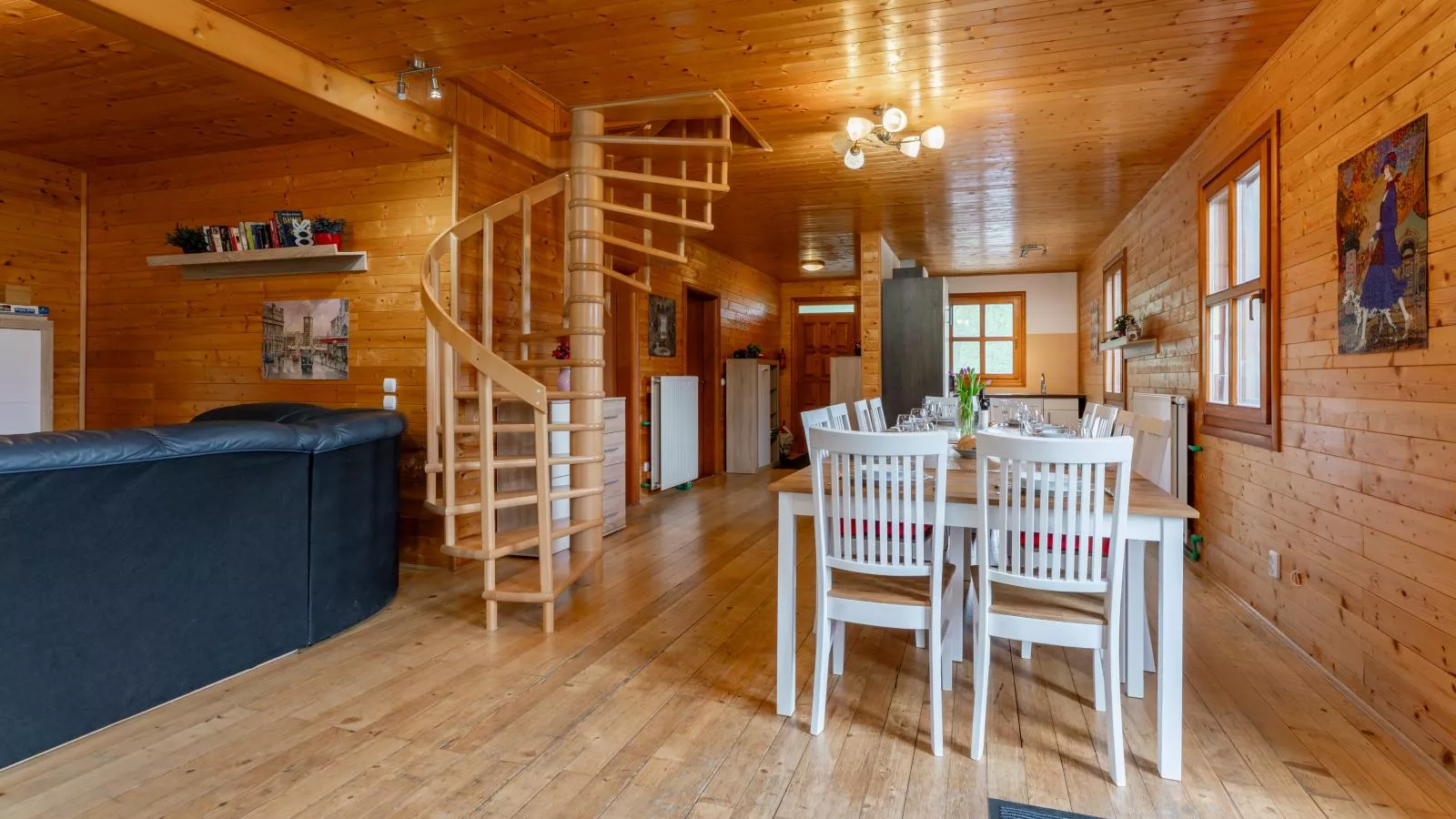 Sternenchalet-Woonkamer