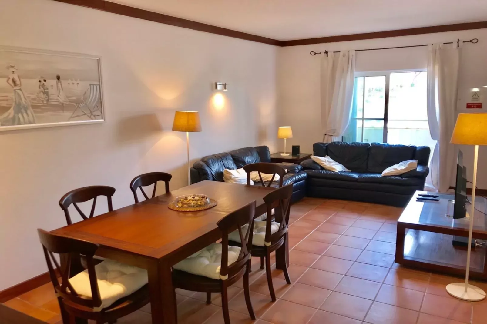 45 Terraços de Benagil (Casa Céu Azul)-Woonkamer