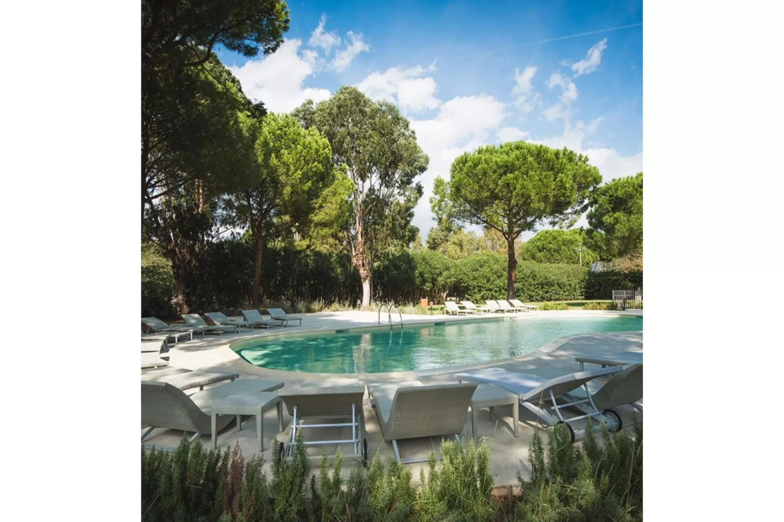 ROCCAMARE RESORT 1-Zi-App Studio Deluxe BK/TE 28 qm-Zwembad