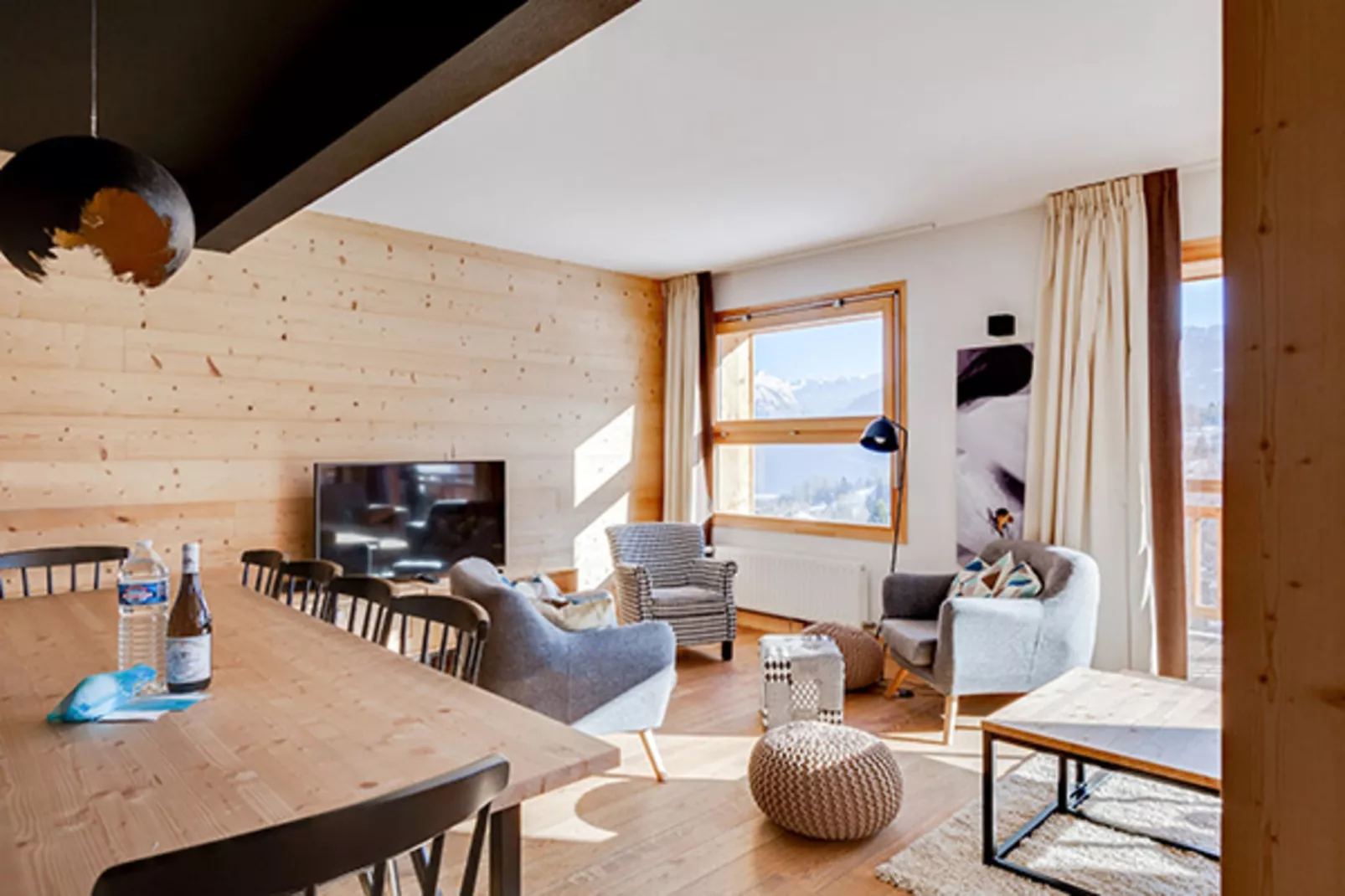 COMBLOUX Les Fermes du Mont Blanc - D50P-Woonkamer