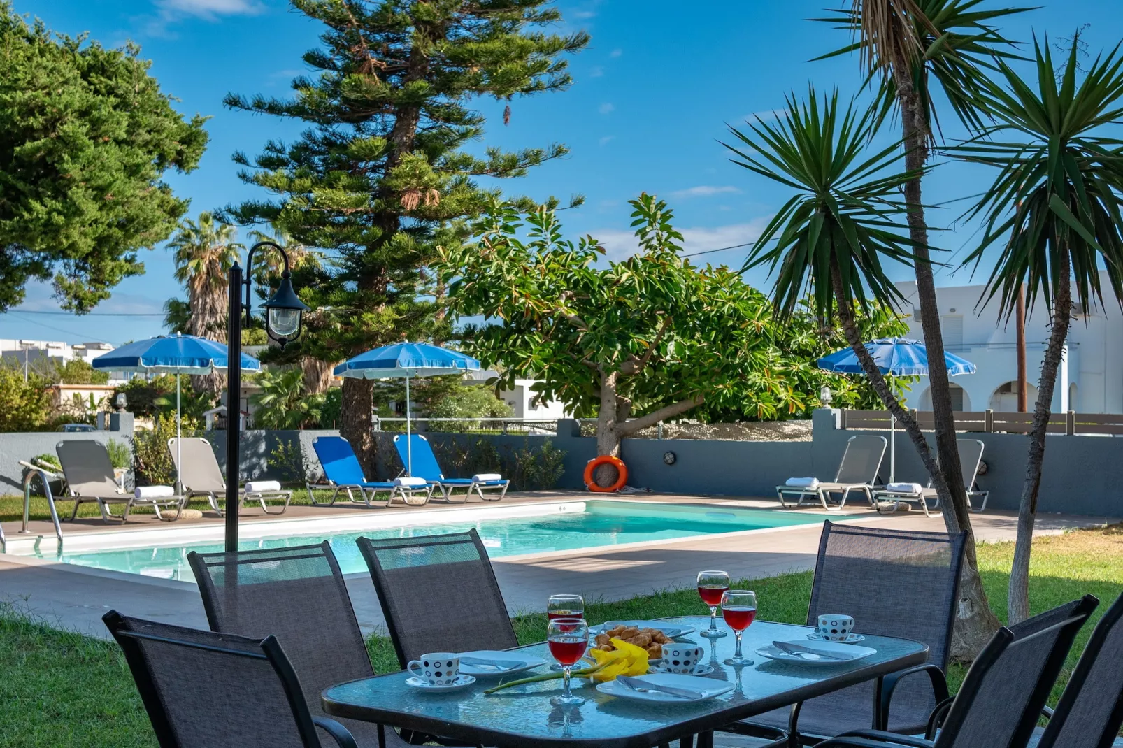 Spyros Villa Apartment 3-Zwembad
