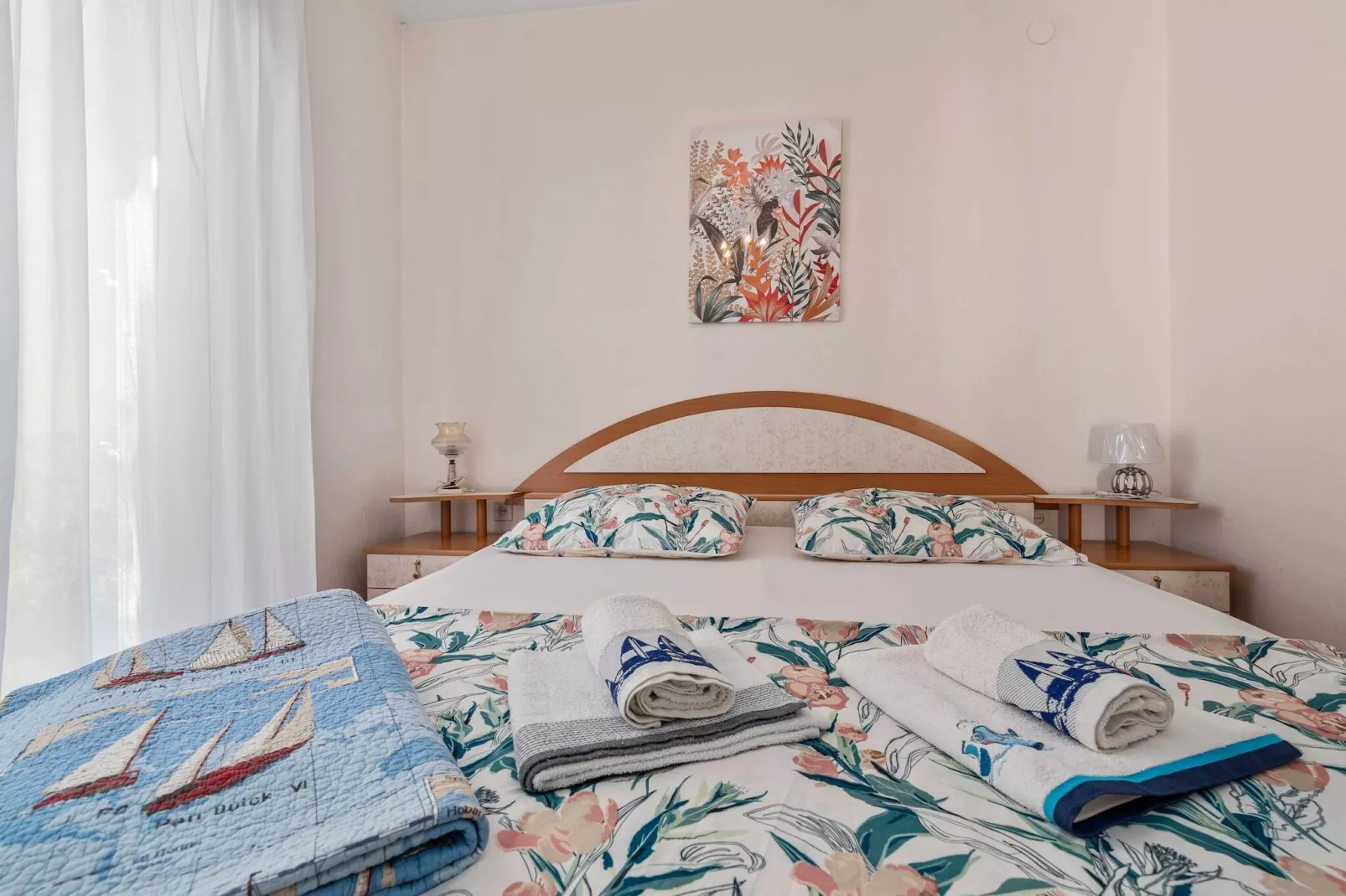 Apartments Barbarella - Two Bedroom Apartment A1-Slaapkamer