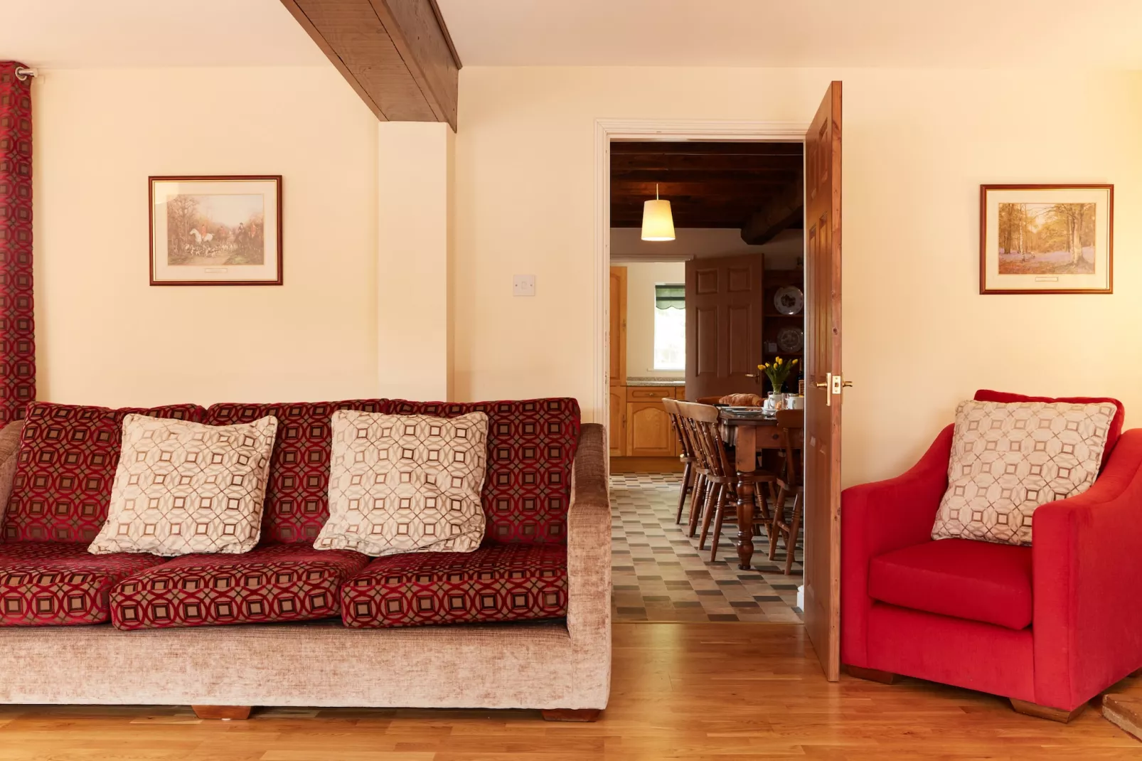 Willow Barn-Woonkamer