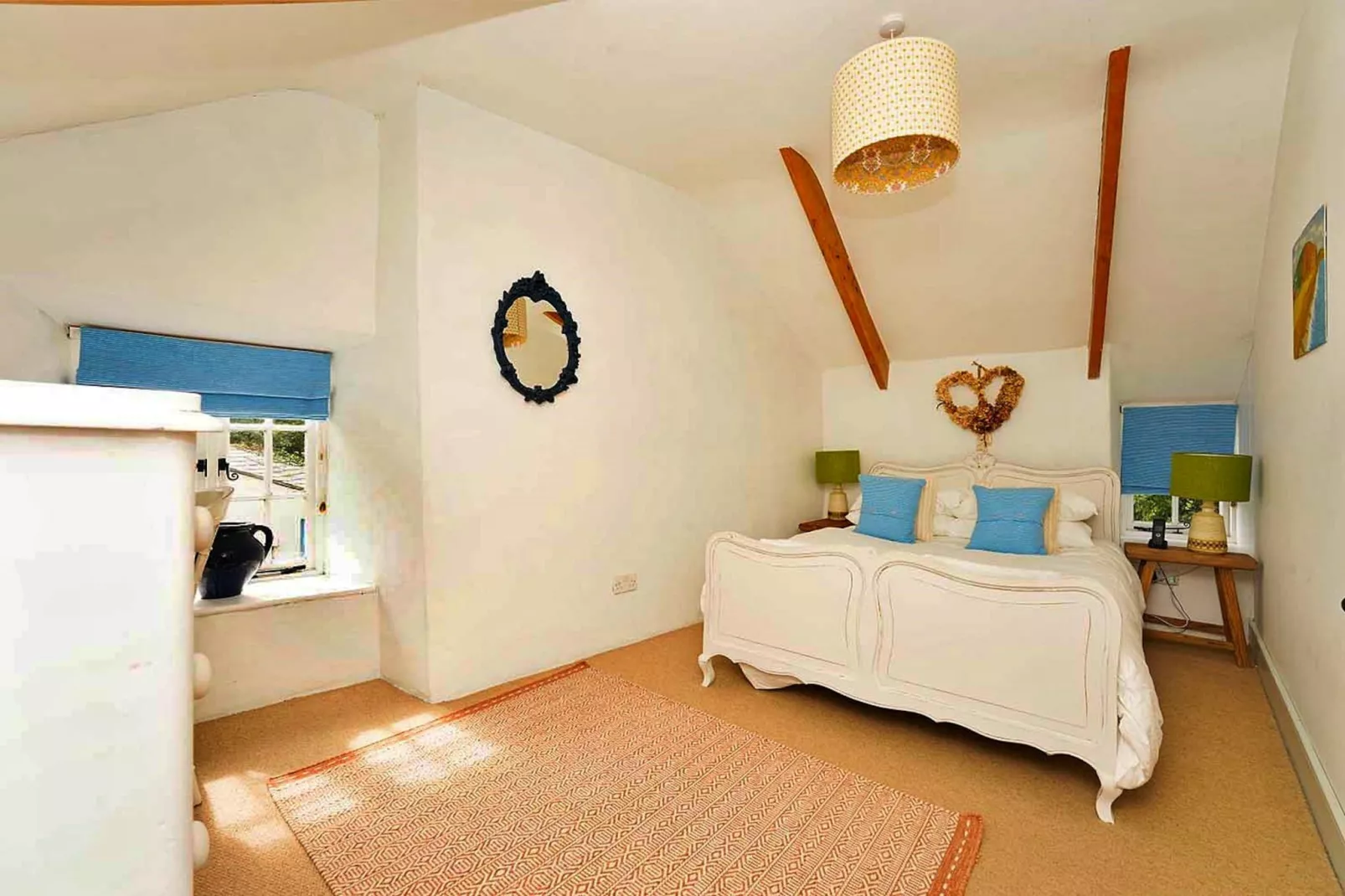 Porthcothan Mill Cottage-Slaapkamer