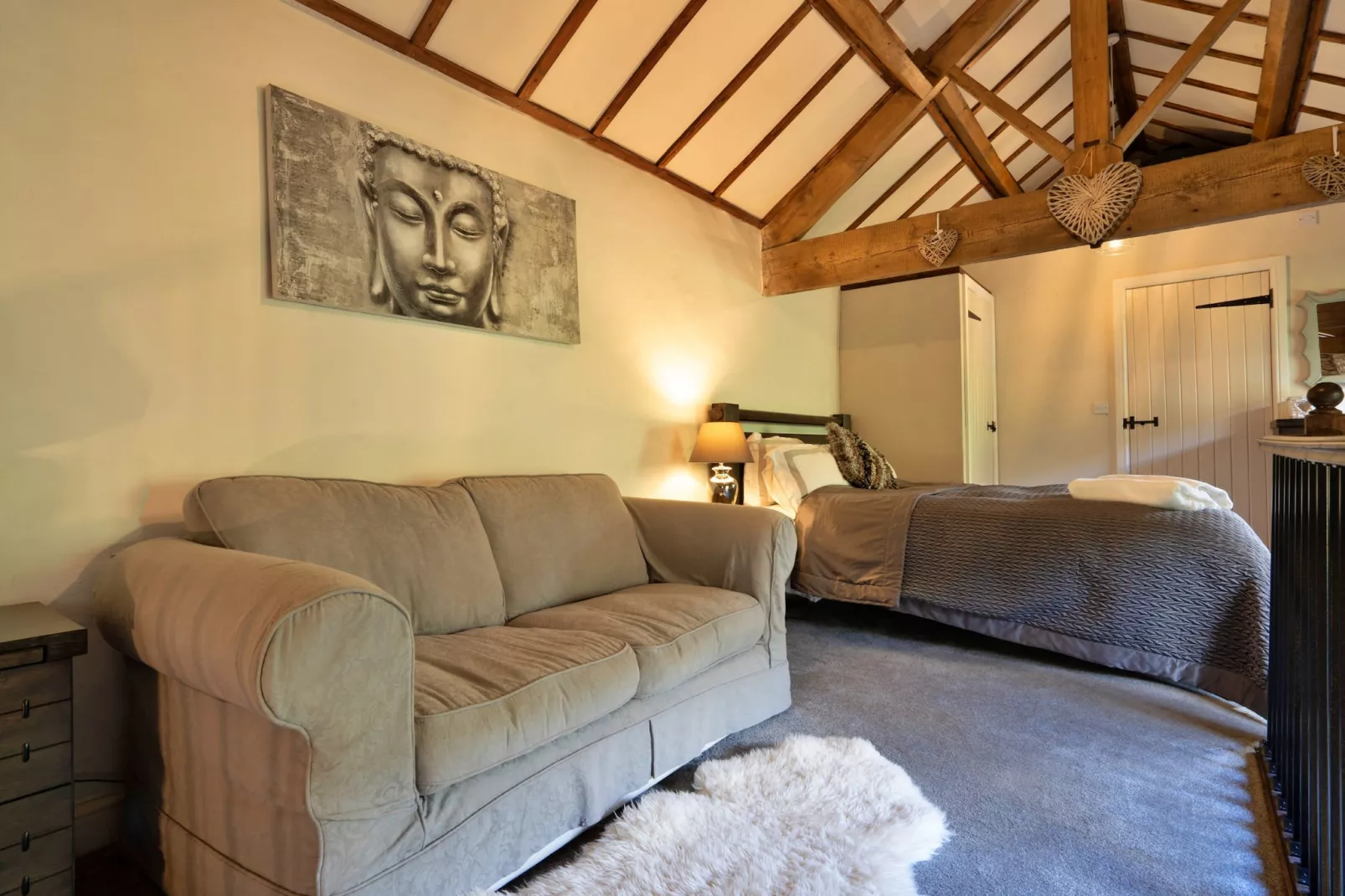 End Barn at Blackclough Farm-Slaapkamer