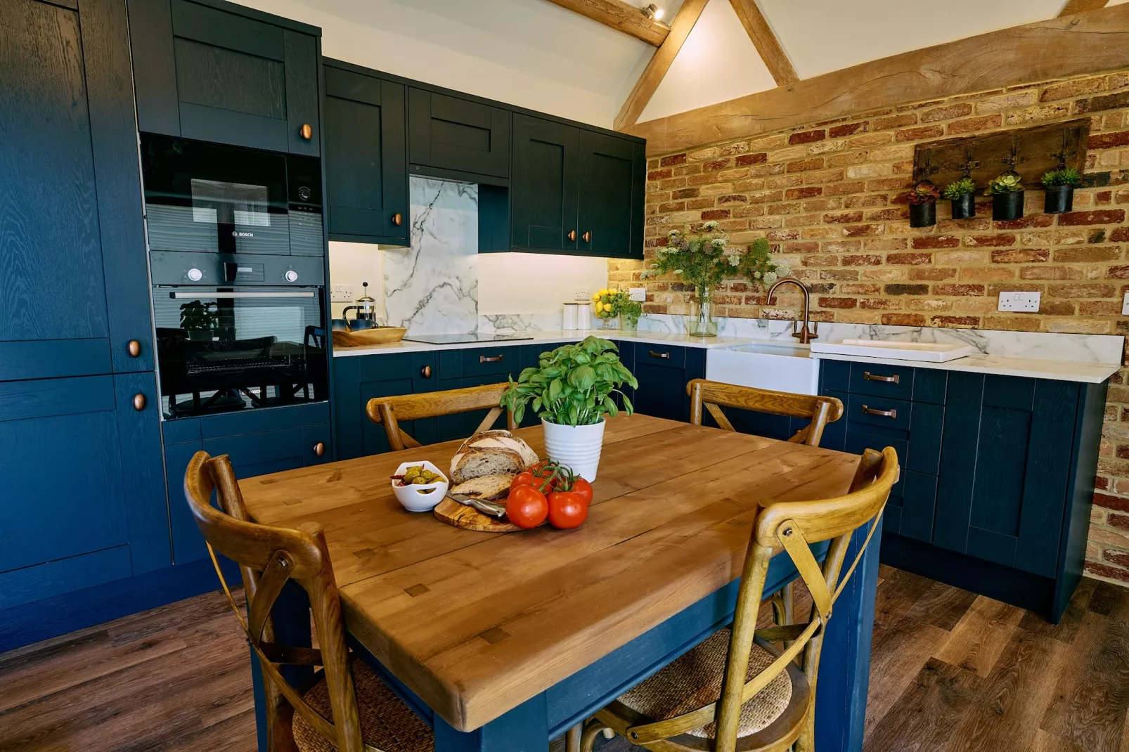 The Shooting Lodge at Mount Pleasant Barns-Keuken