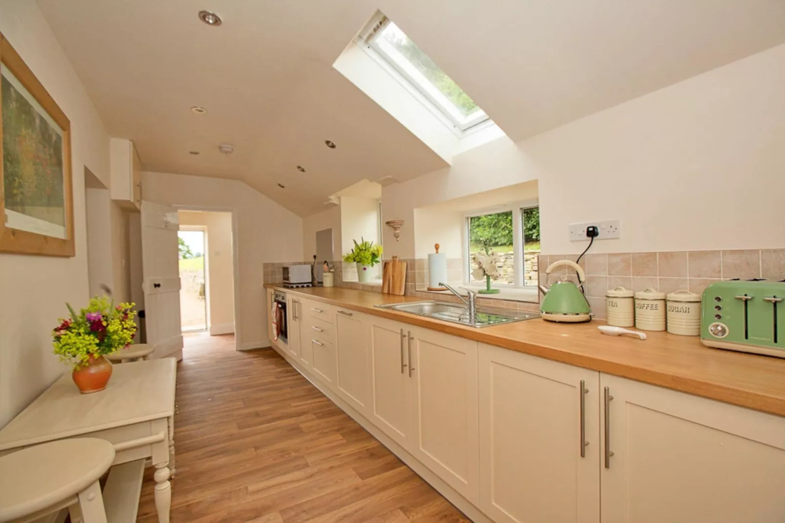 The Cottage, Shortflatt Farm-Keuken