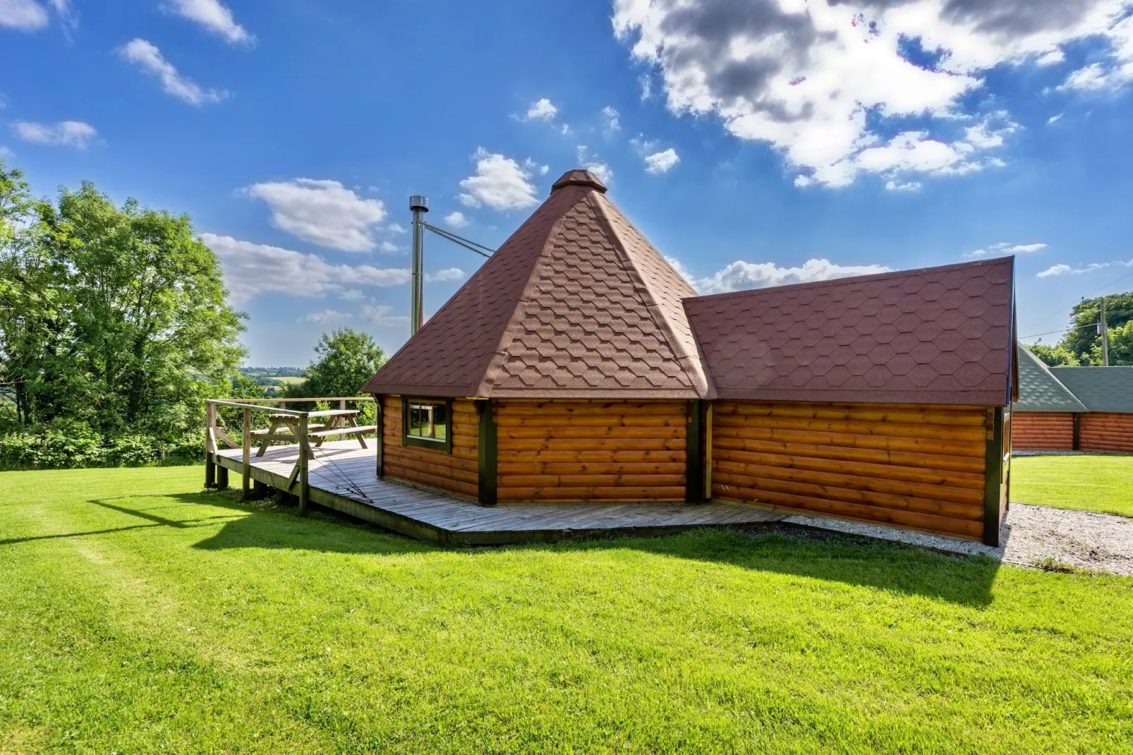 'Dartmoor' Wooden Eco-Lodge-Buitenlucht