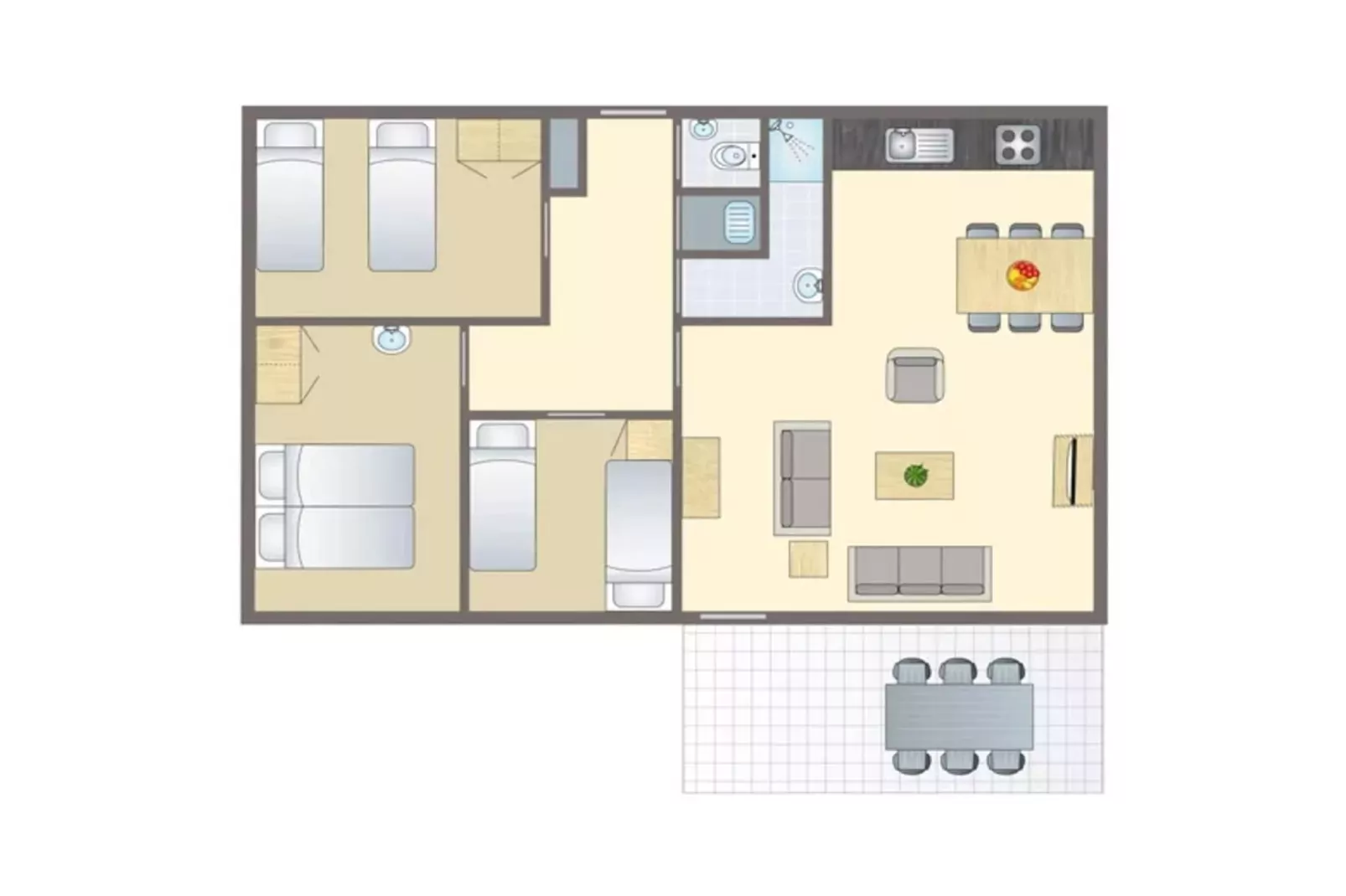 Bungalow 6B1 - Sfeer