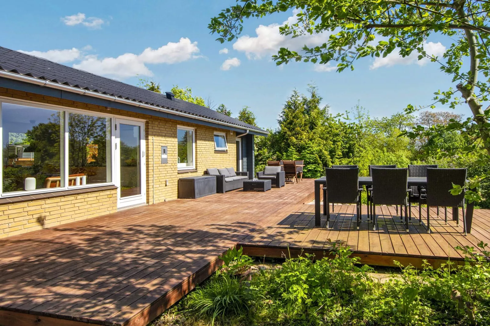 8 persoons vakantie huis in Rønde-Uitzicht