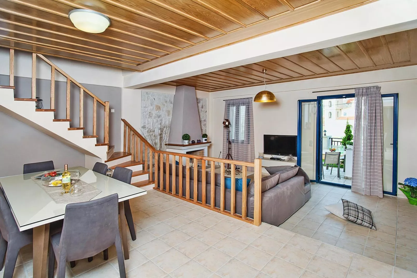 Holiday home, Panormo-Villa Ortansia or Peonia-Eetkamer