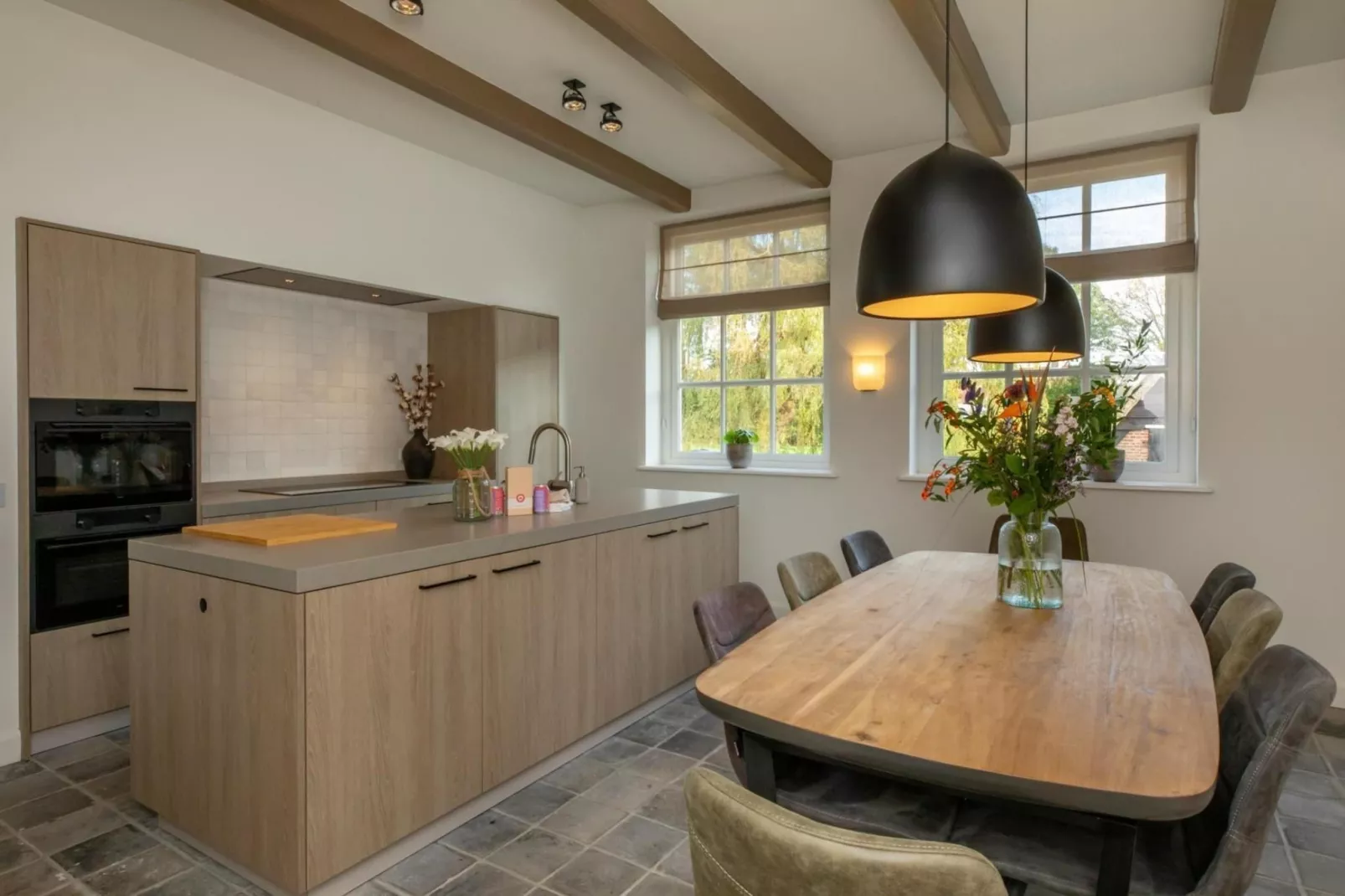 Vakantiehuis 'Boerderij Molenhof' - Stationsweg 5  Heinkenszand-Keuken