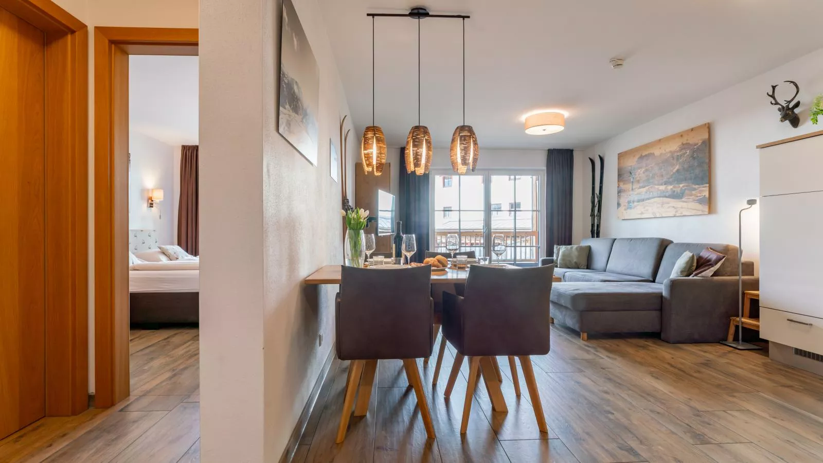 Tauern Suites Mitterwirt TOP 213-Woonkamer