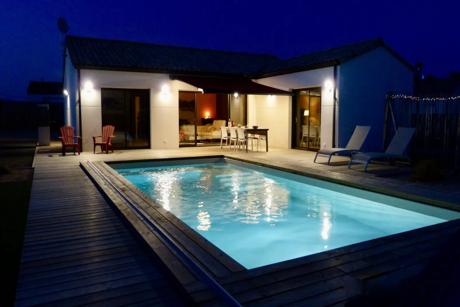 Villa la Fleur des Dunes-Buitenkant zomer