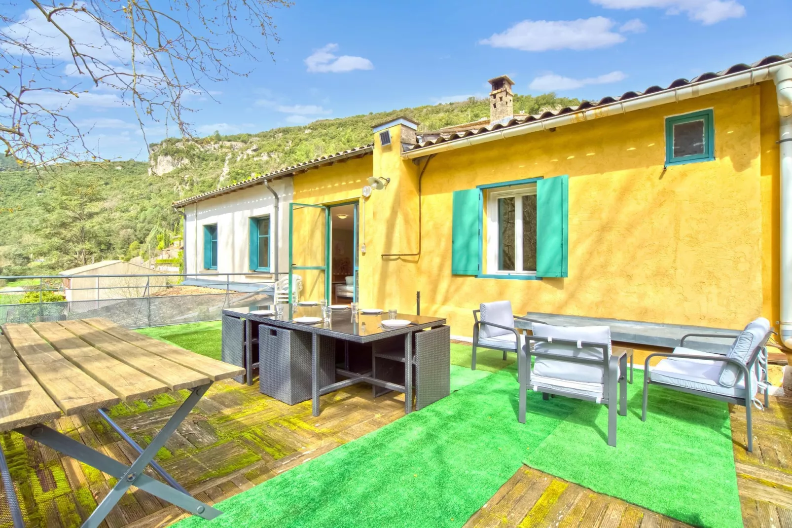 L'Atelier des Fileuses-Terrasbalkon