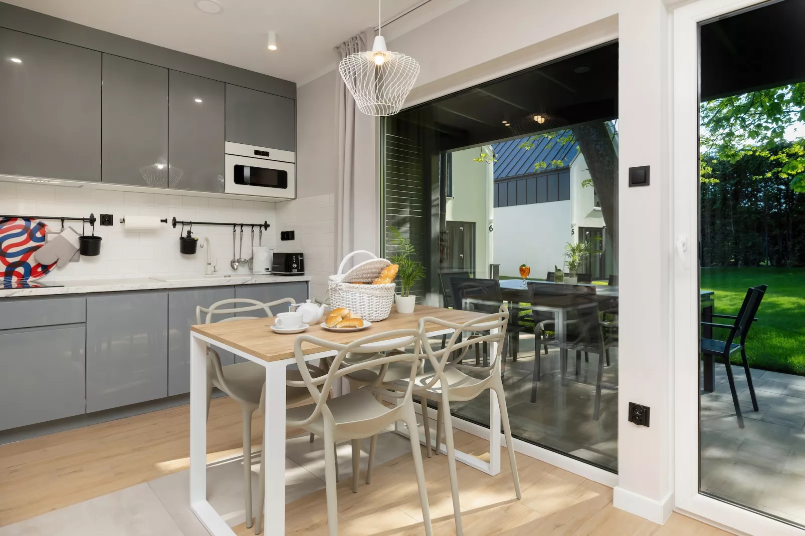 Villa Hoff Ferienhäuser Domek 5 Pers-Keuken
