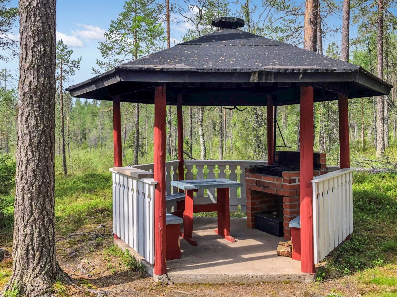 Pajalan hirsitupa-Buiten