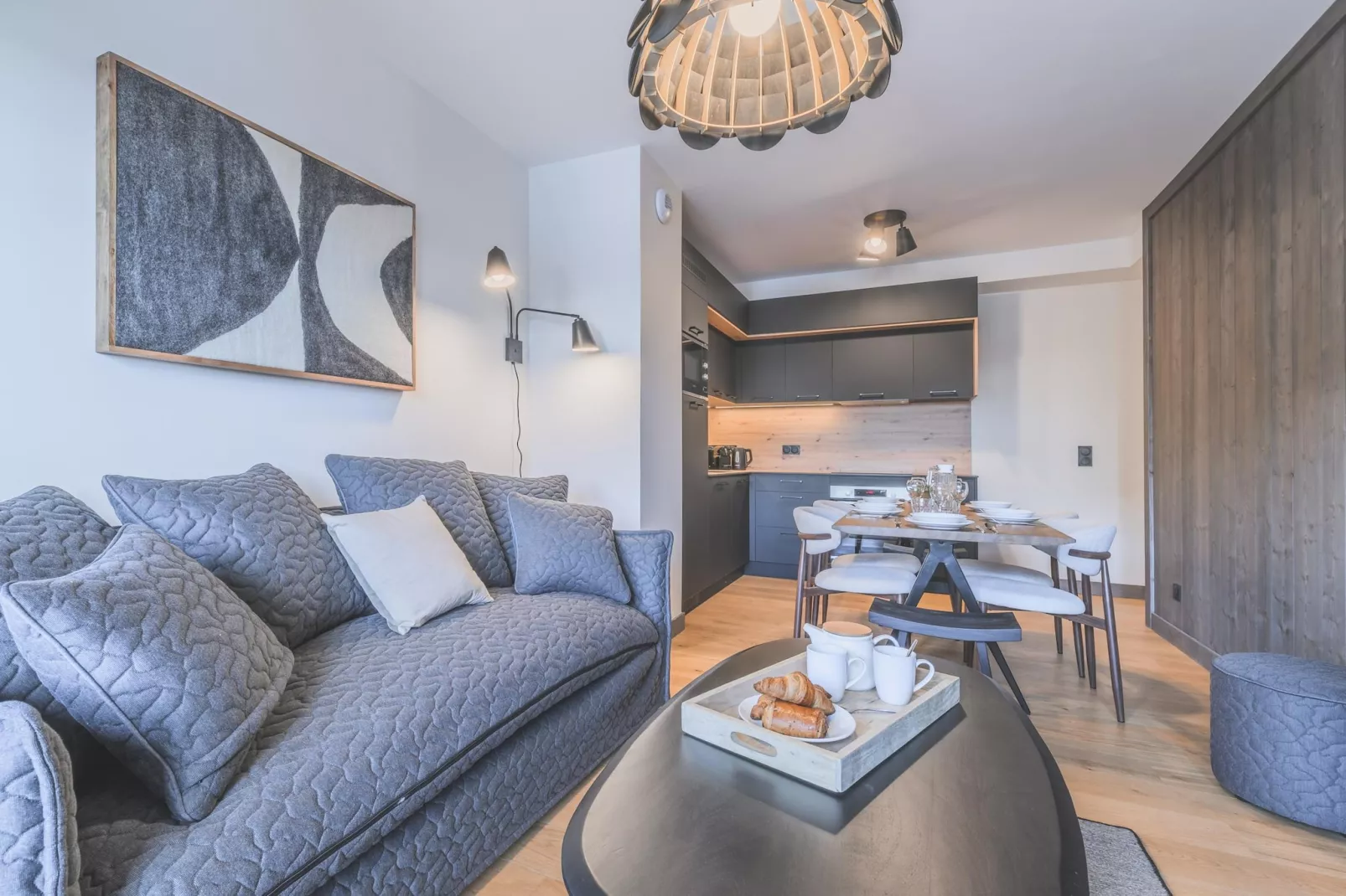 Résidence PLAN PEISEY Le Quartz -A36S-Woonkamer