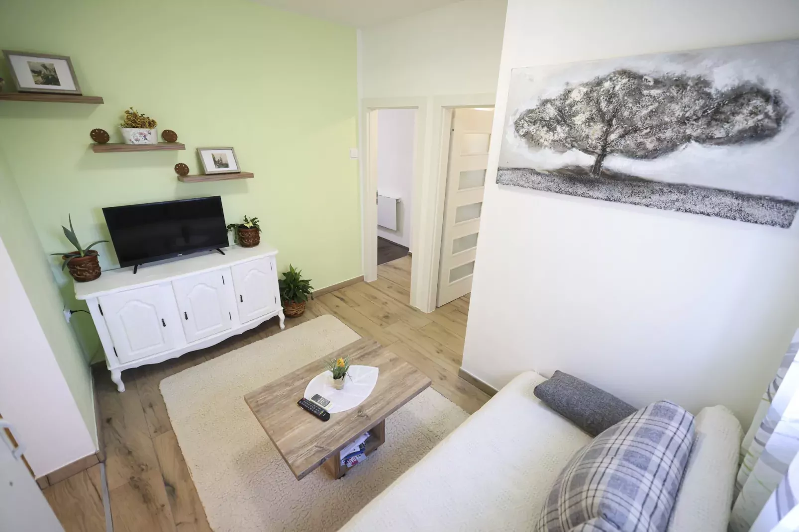 Apartment Rustica - Two bedroom apartment-Woonkamer
