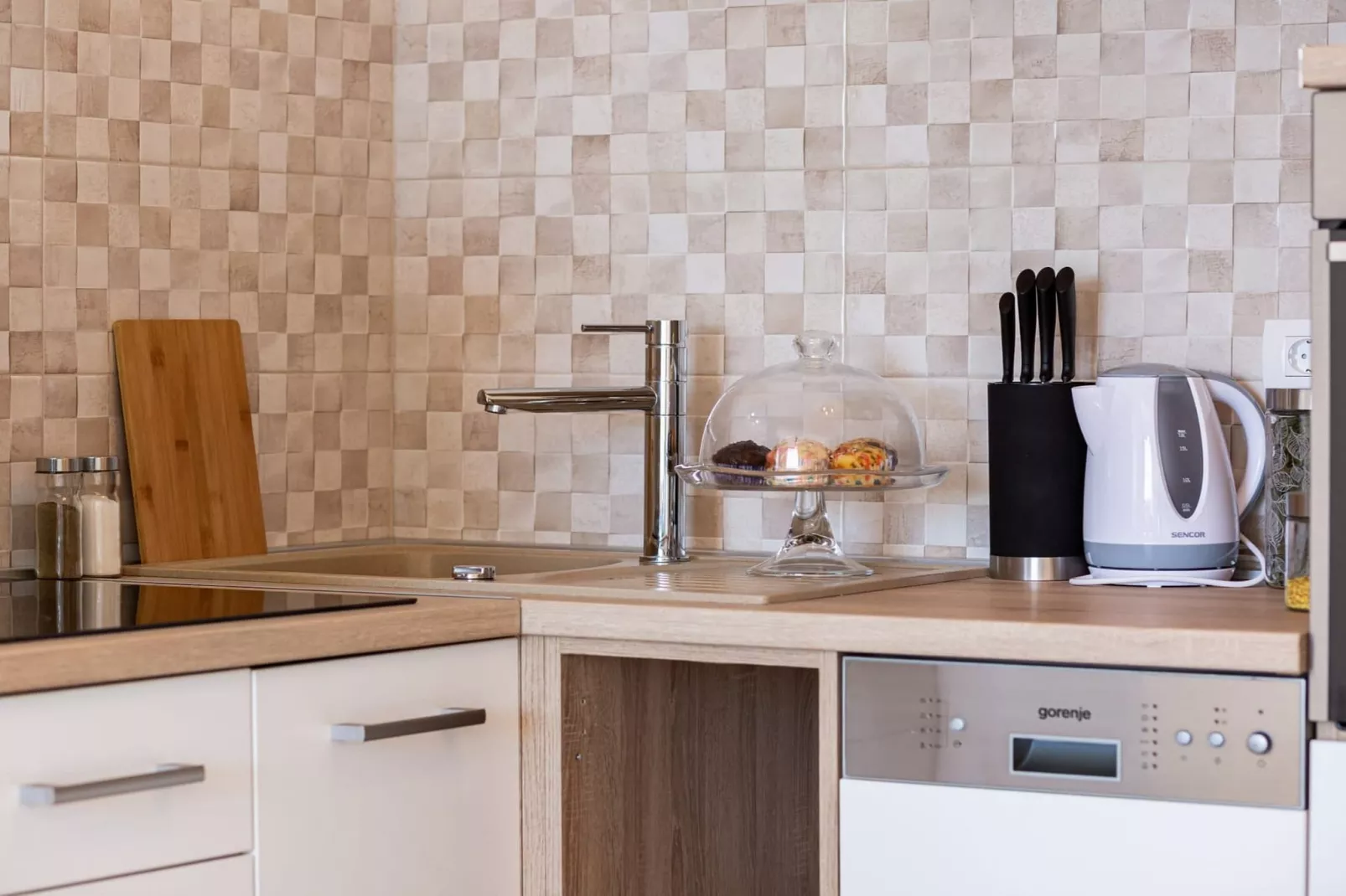 Apartments Rina - one bedroom apartment A1-Keuken