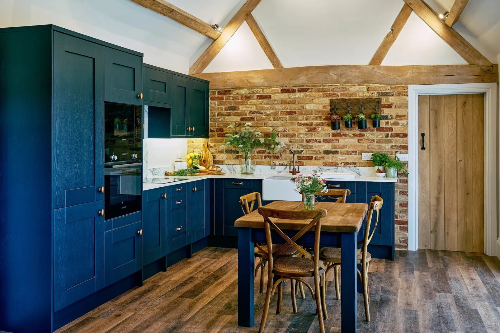 The Shooting Lodge at Mount Pleasant Barns-Keuken