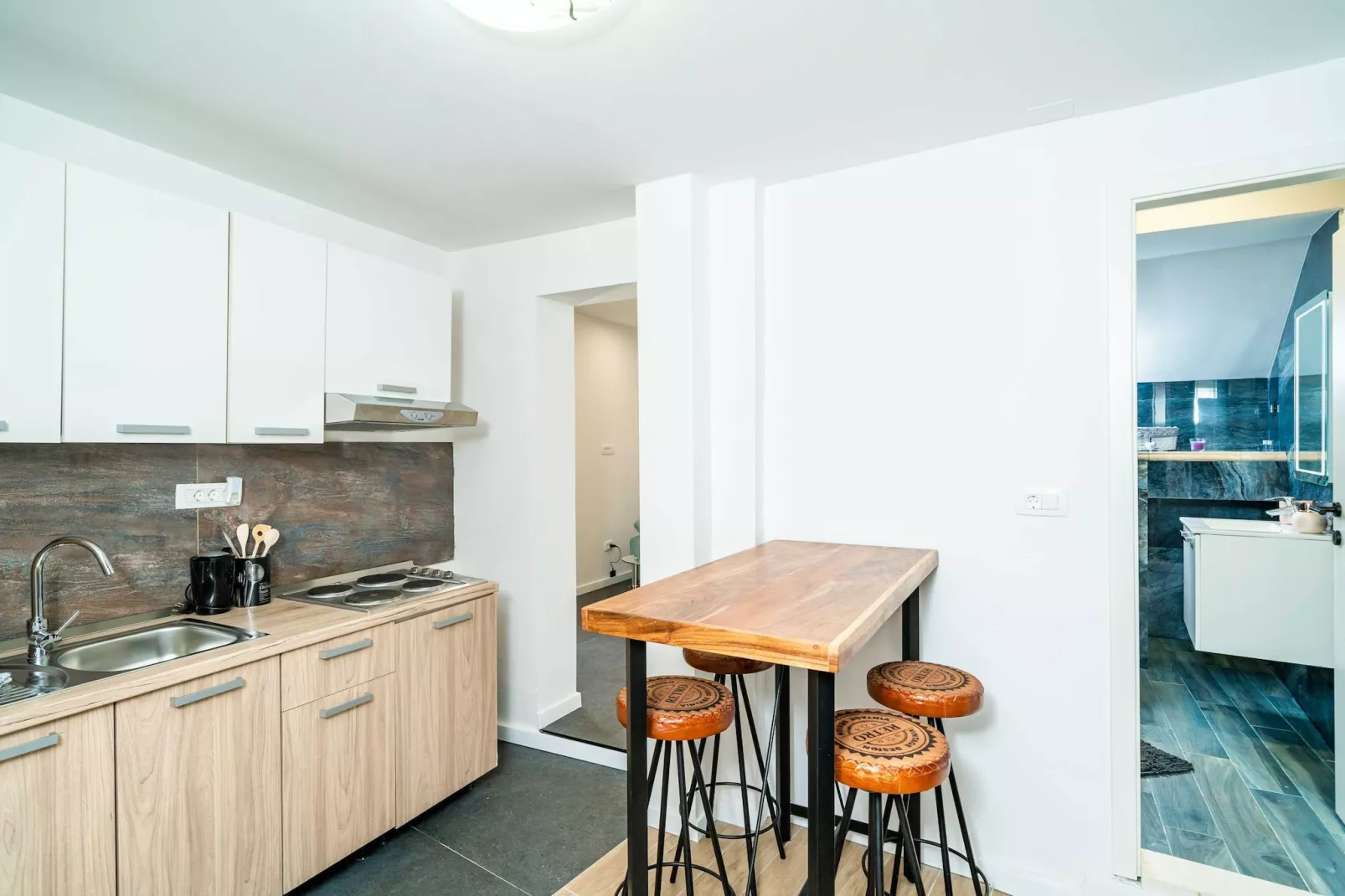 Apartments Dub - One-Bedroom Apartment  (no.4)-Keuken