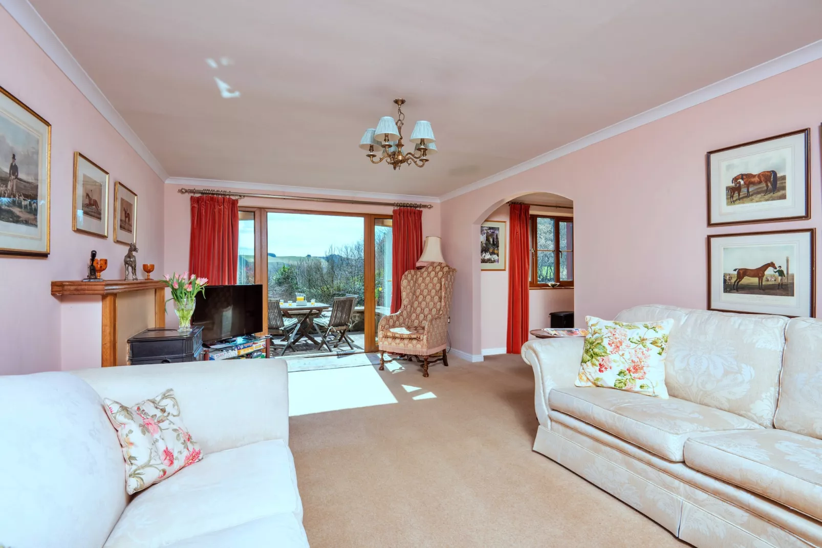 Cwmfron House-Woonkamer