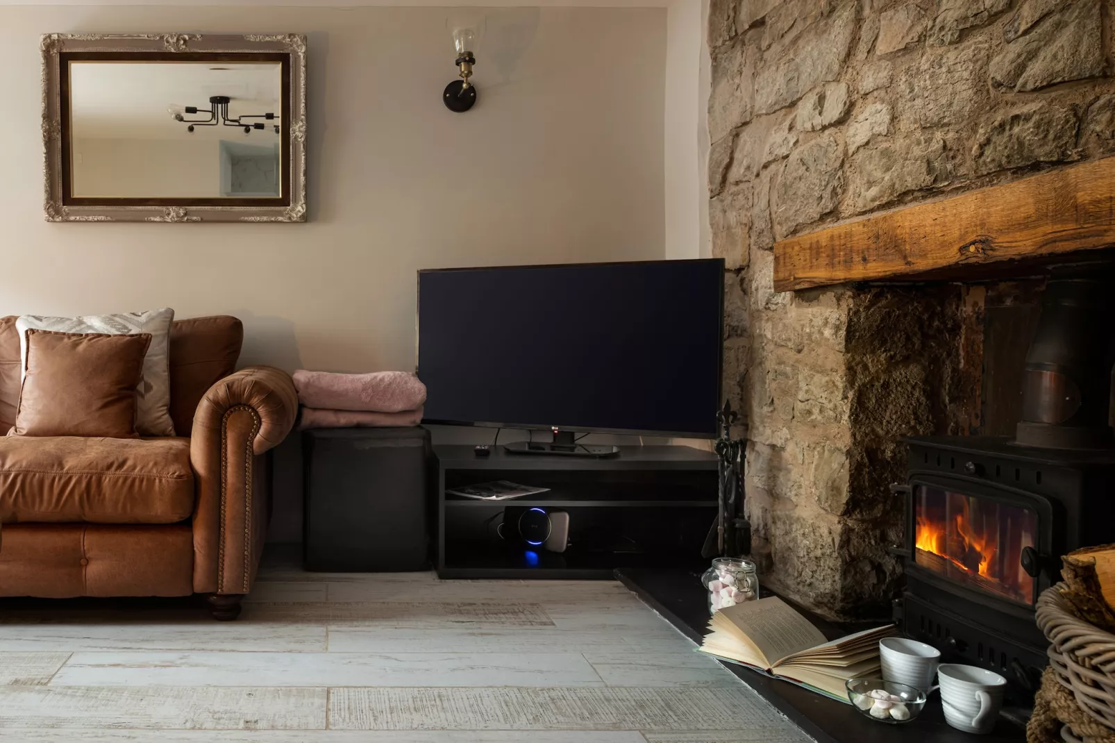Esmor Cottage-Woonkamer