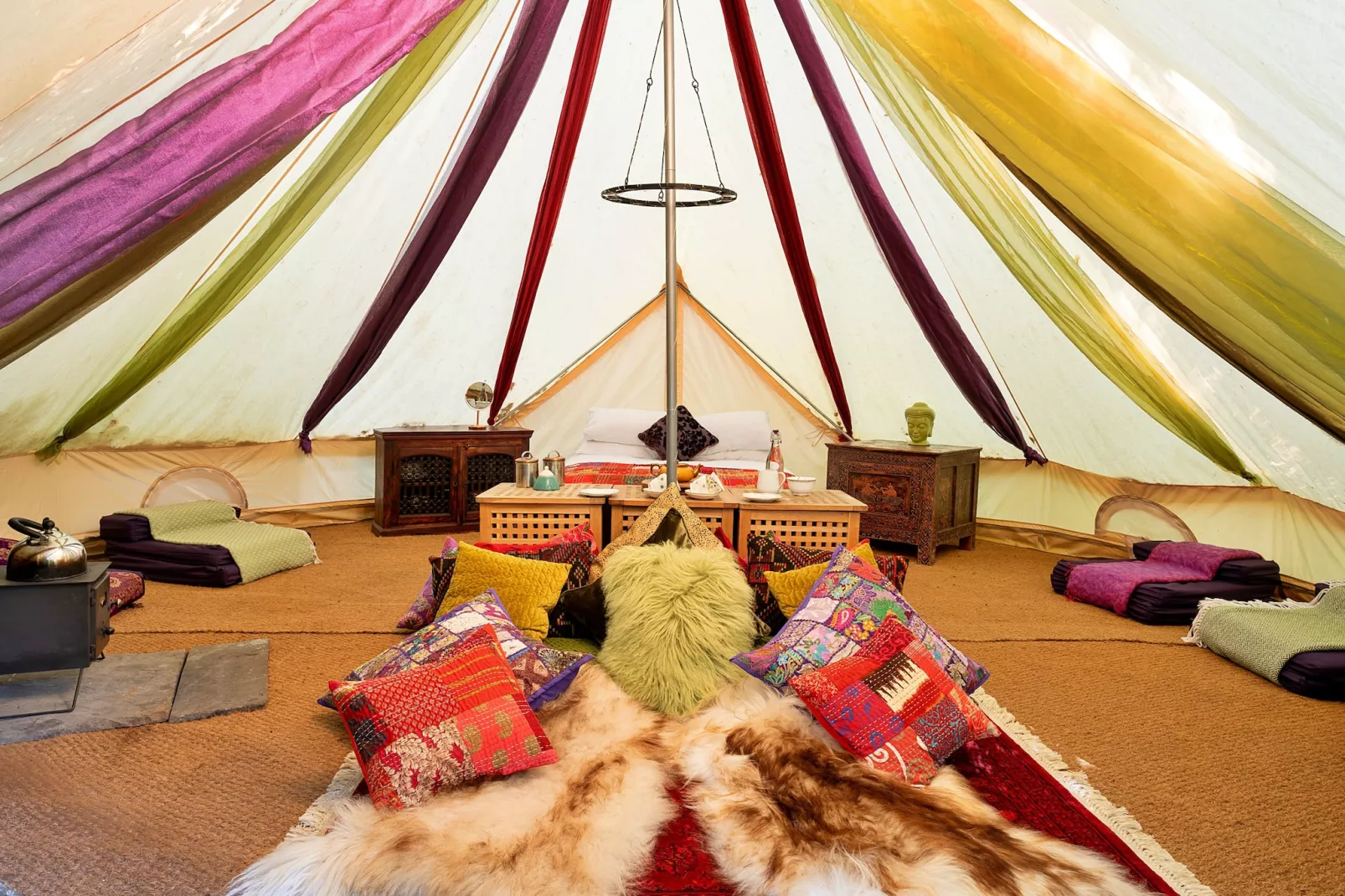 Bedouin Bell Tent-Slaapkamer