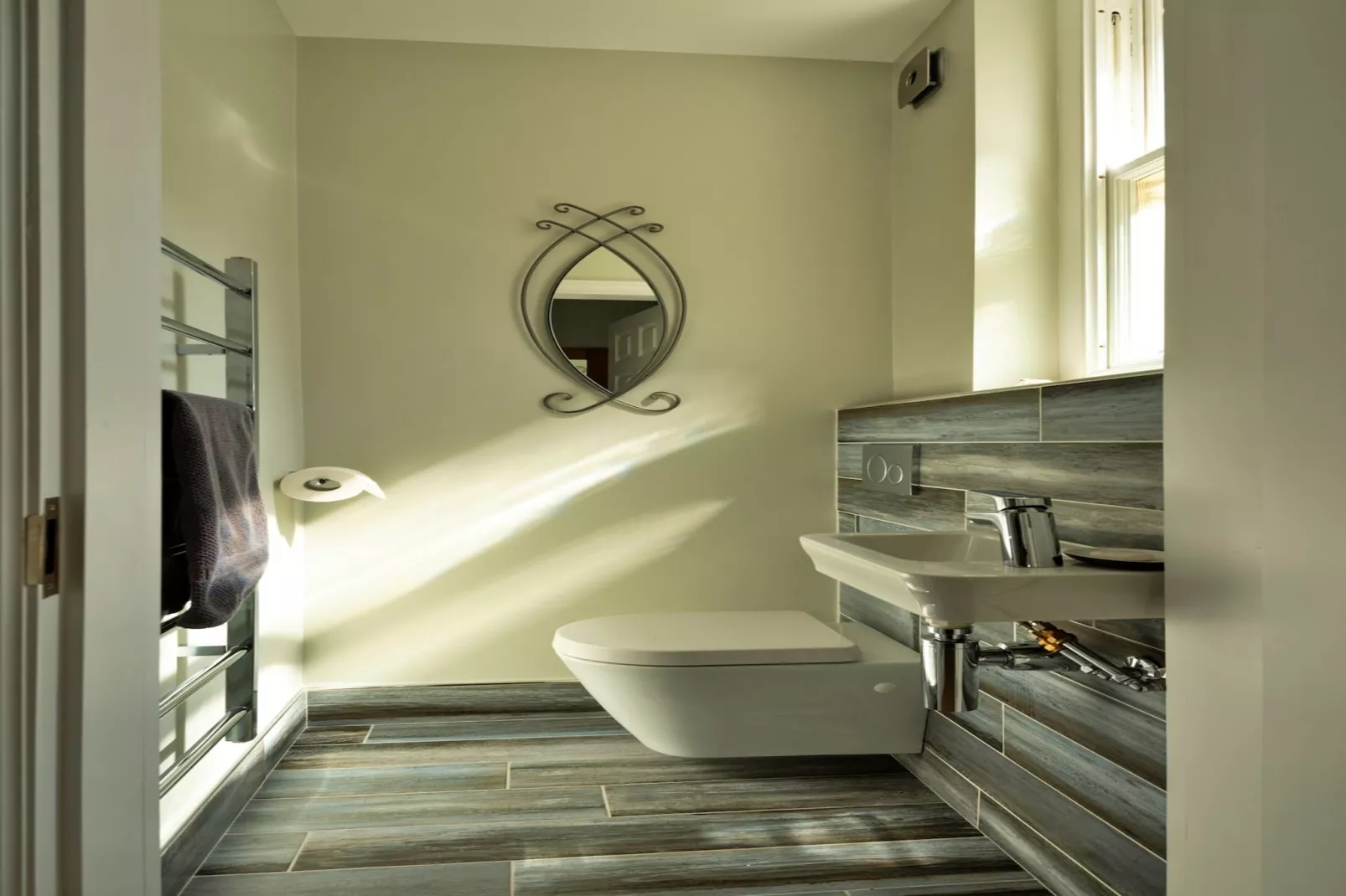 The Old Post Office Apartment 1-Badkamer