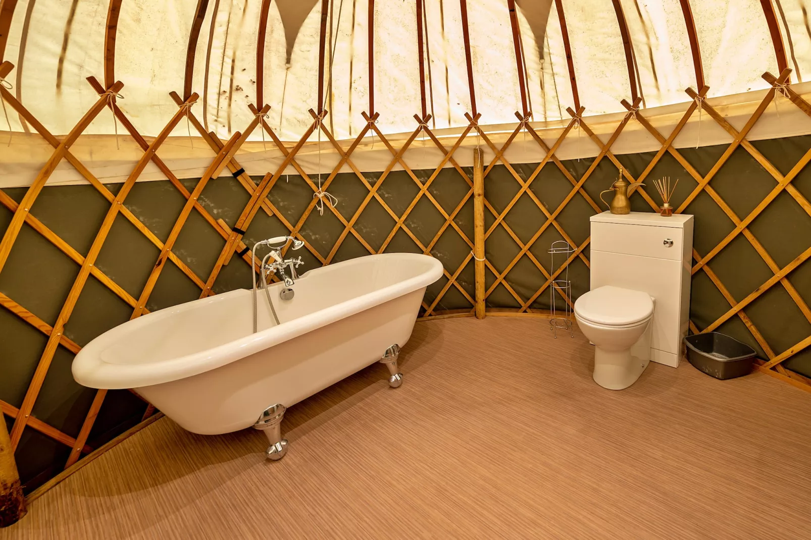 Bramble Yurt-Badkamer
